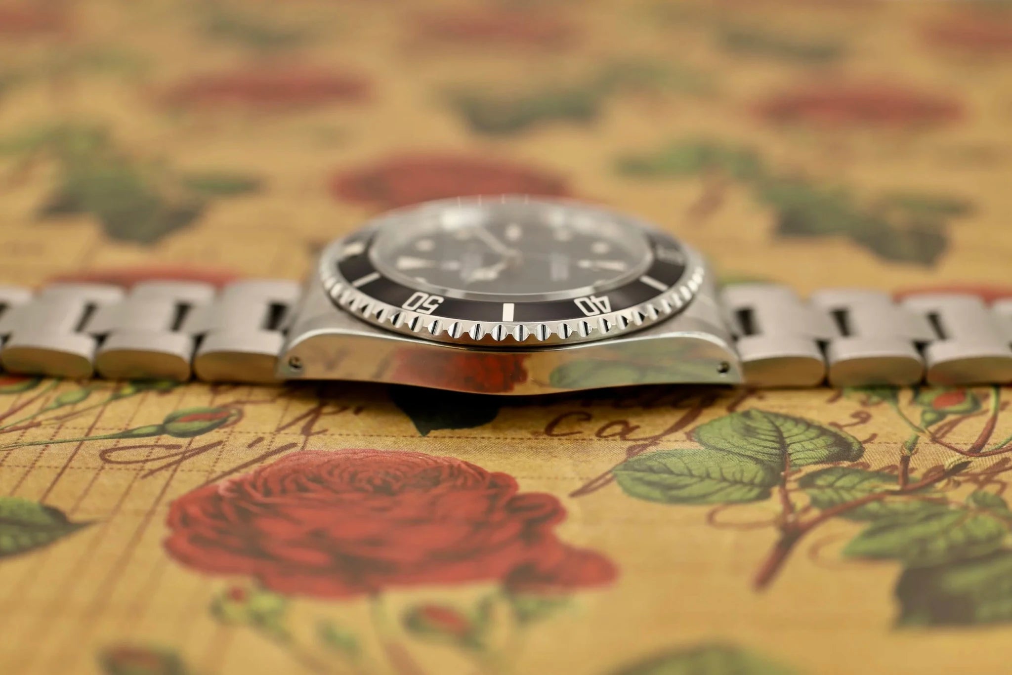 1990 Rolex Submariner Ref. 14060 | Creamy Patina | Box and Papers - Sierra Time Co