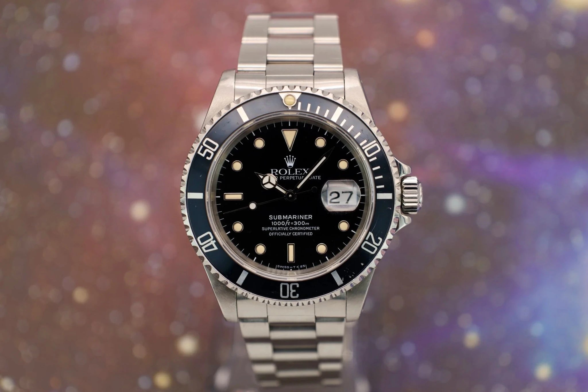 1990 Rolex Submariner Ref. 16610 | Creamy Patina - Sierra Time Co