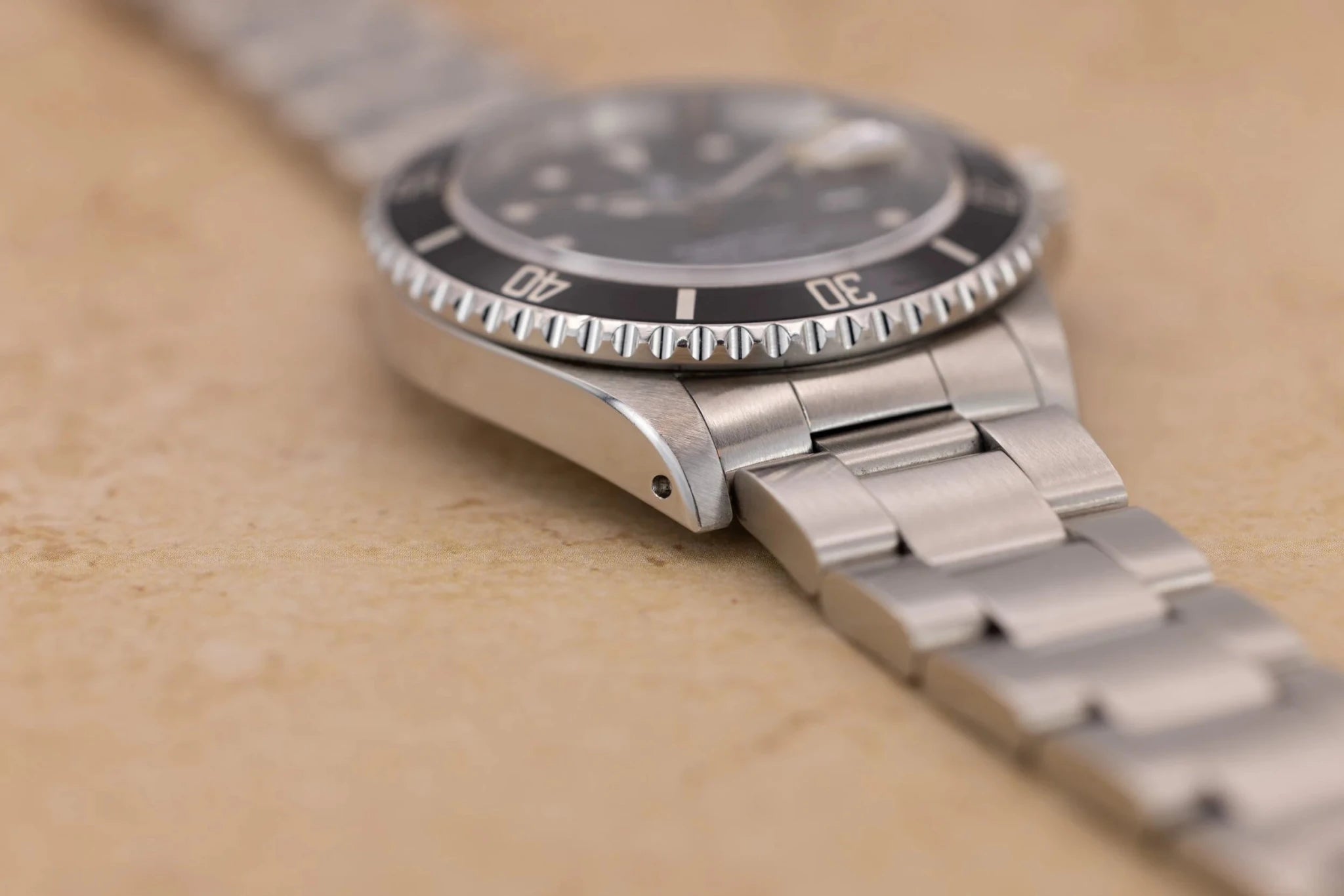 1990 Rolex Submariner Ref. 16610 | Creamy Tritium | Box and Papers - Sierra Time Co
