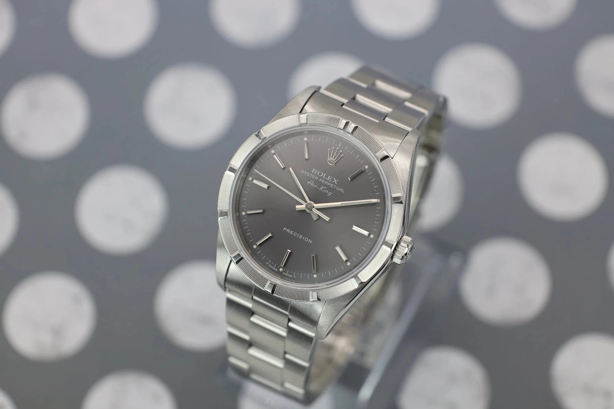 1991 Rolex Air-King Ref. 14010 | Grey Dial - Sierra Time Co