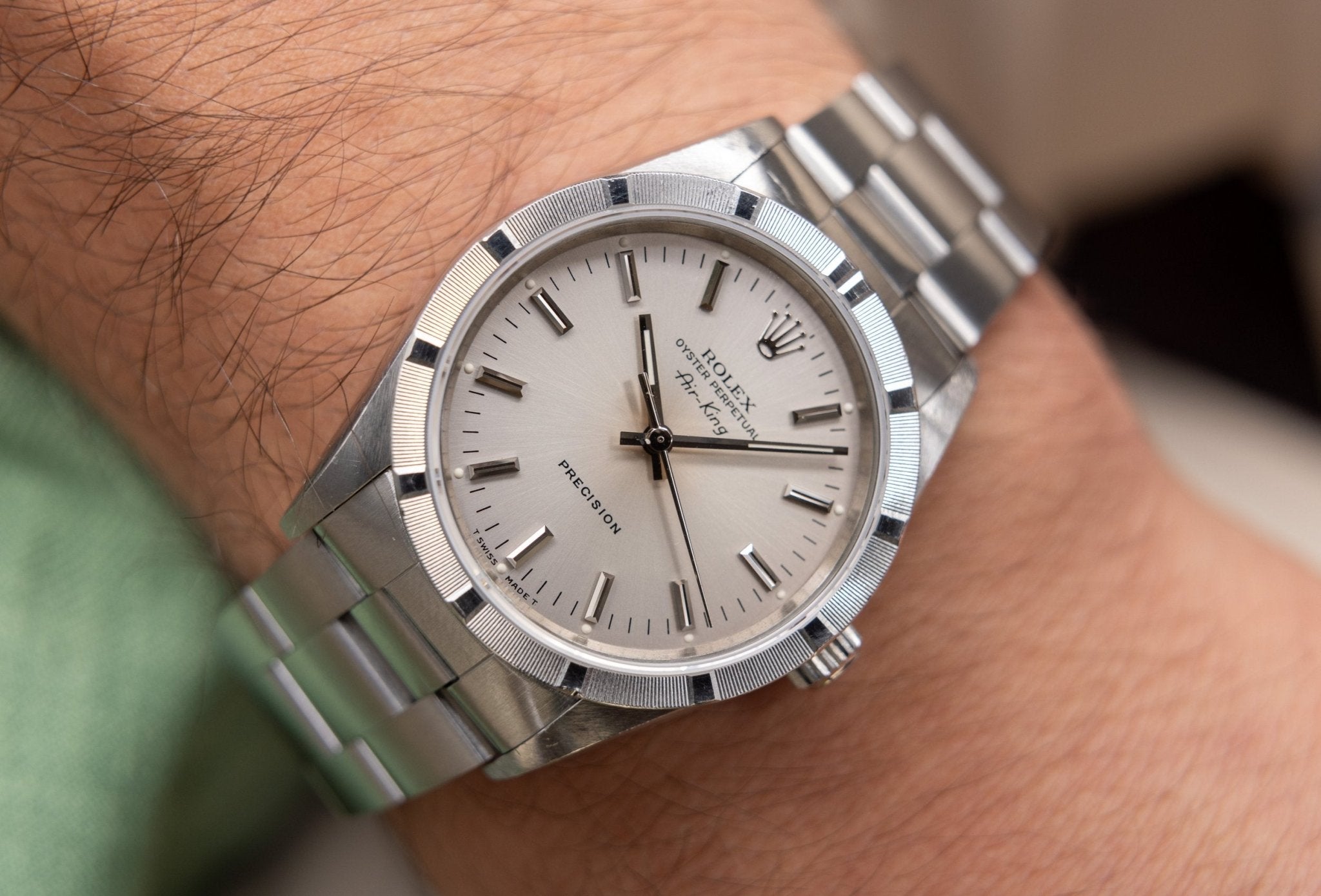 1991 Rolex Air-King Ref. 14010 | Silver Dial - Sierra Time Co