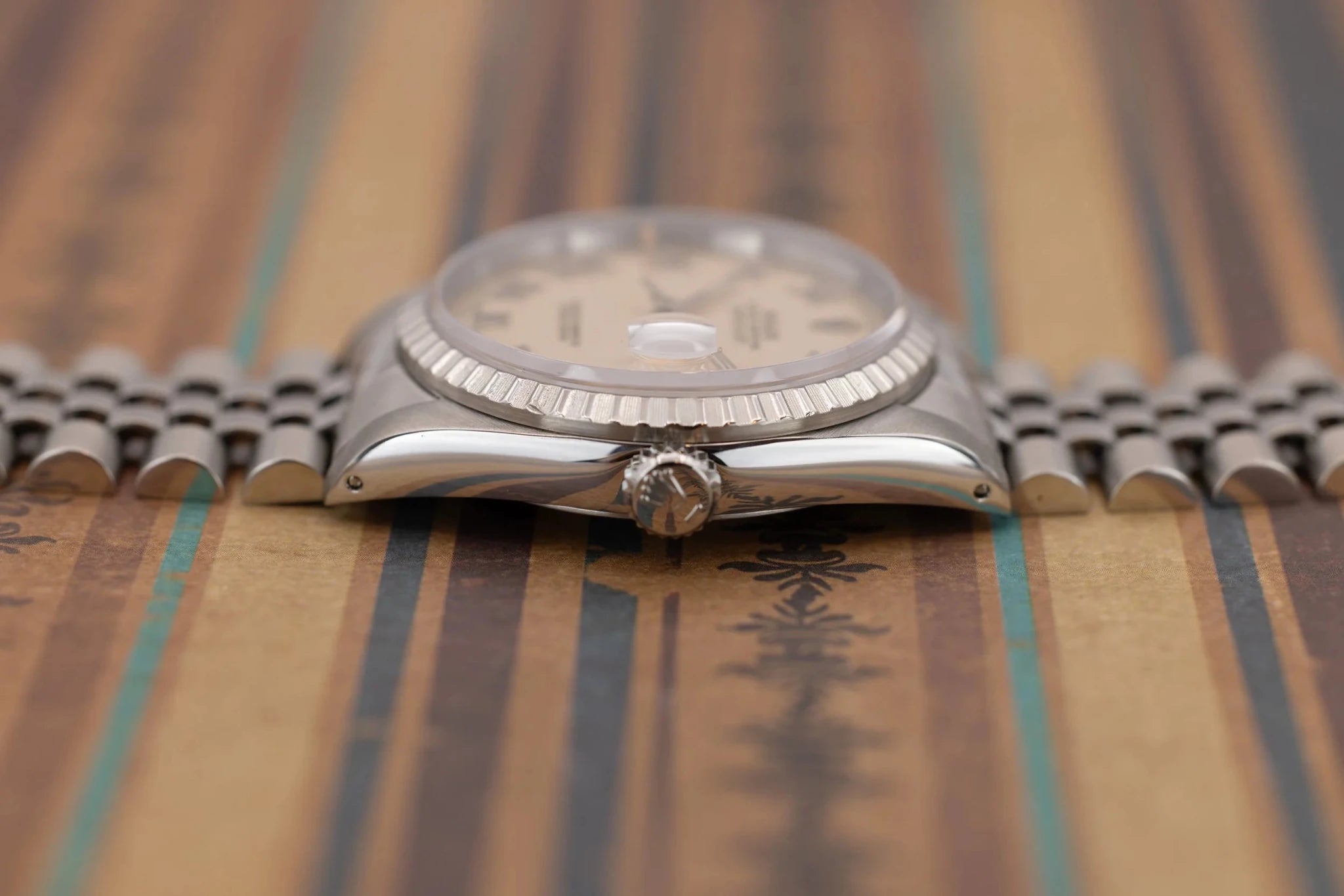 1991 Rolex Datejust Ref. 16220 | Roman Numeral Cream Dial - Sierra Time Co