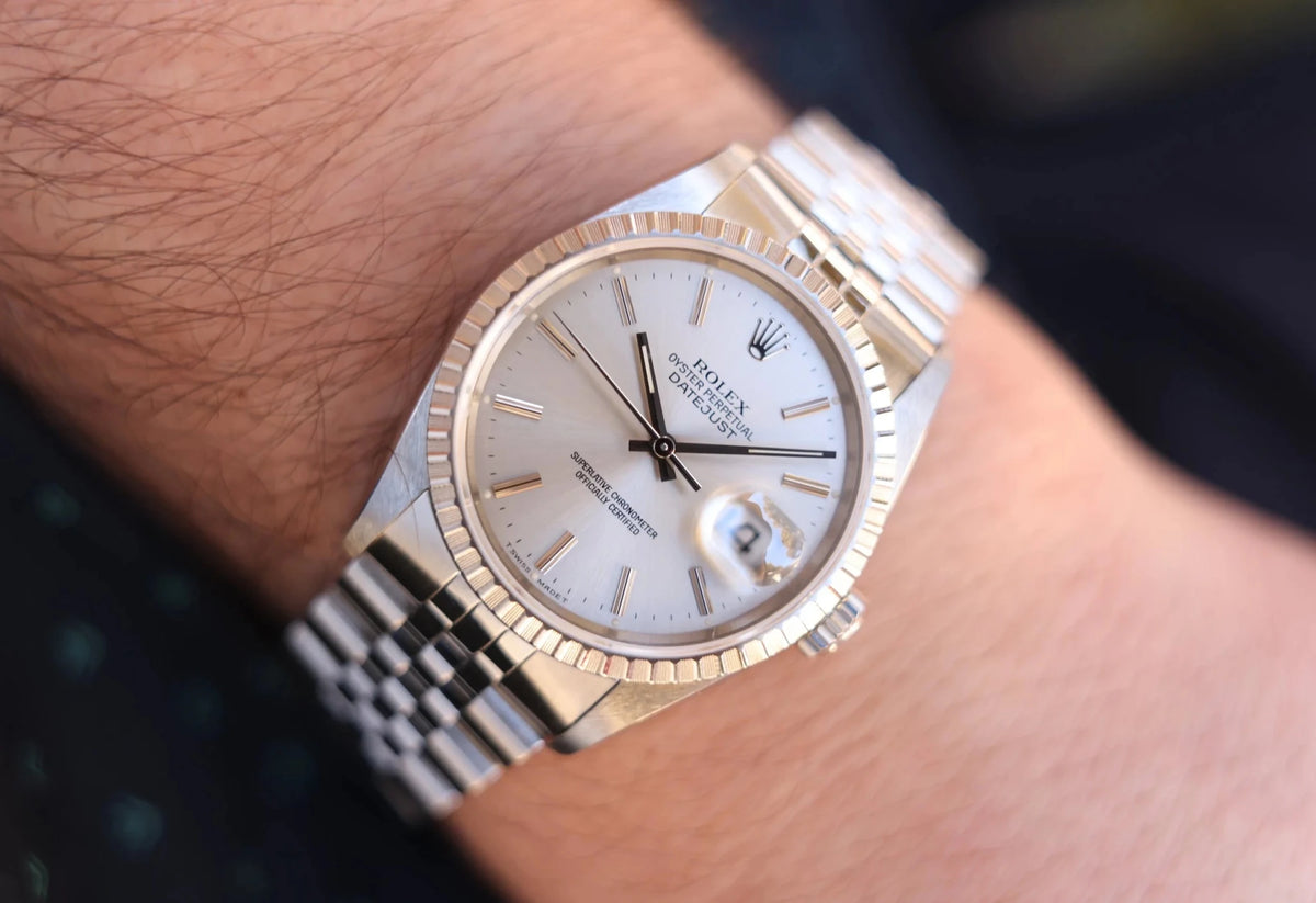 1991 Rolex Datejust Ref. 16220 | Silver Dial - Sierra Time Co