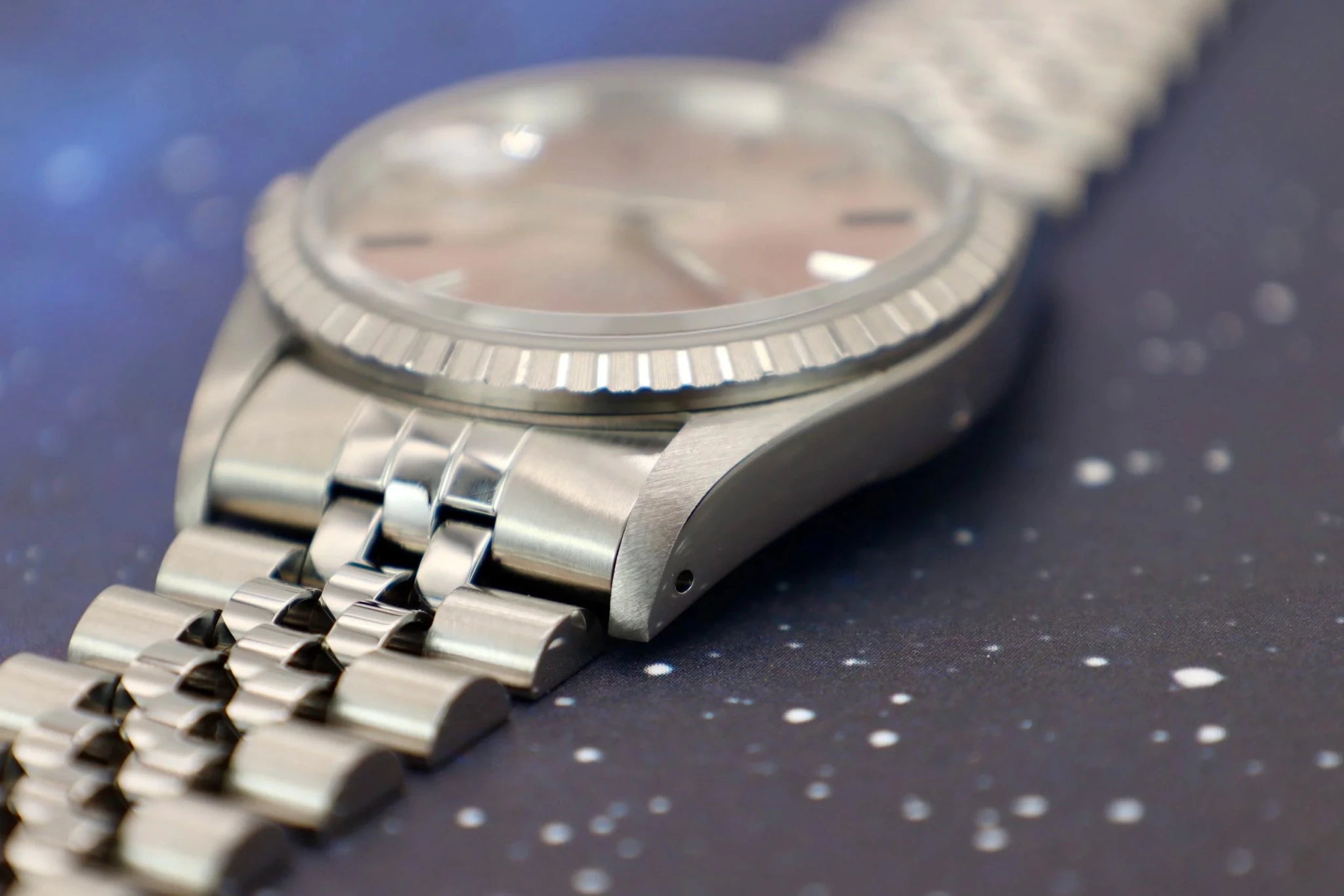 1991 Rolex Datejust Ref. 16220 | Tropical Rose Dial - Sierra Time Co