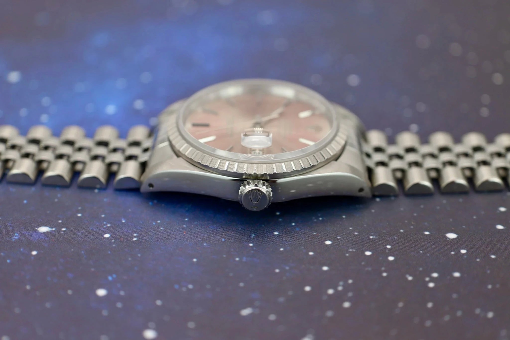 1991 Rolex Datejust Ref. 16220 | Tropical Rose Dial - Sierra Time Co