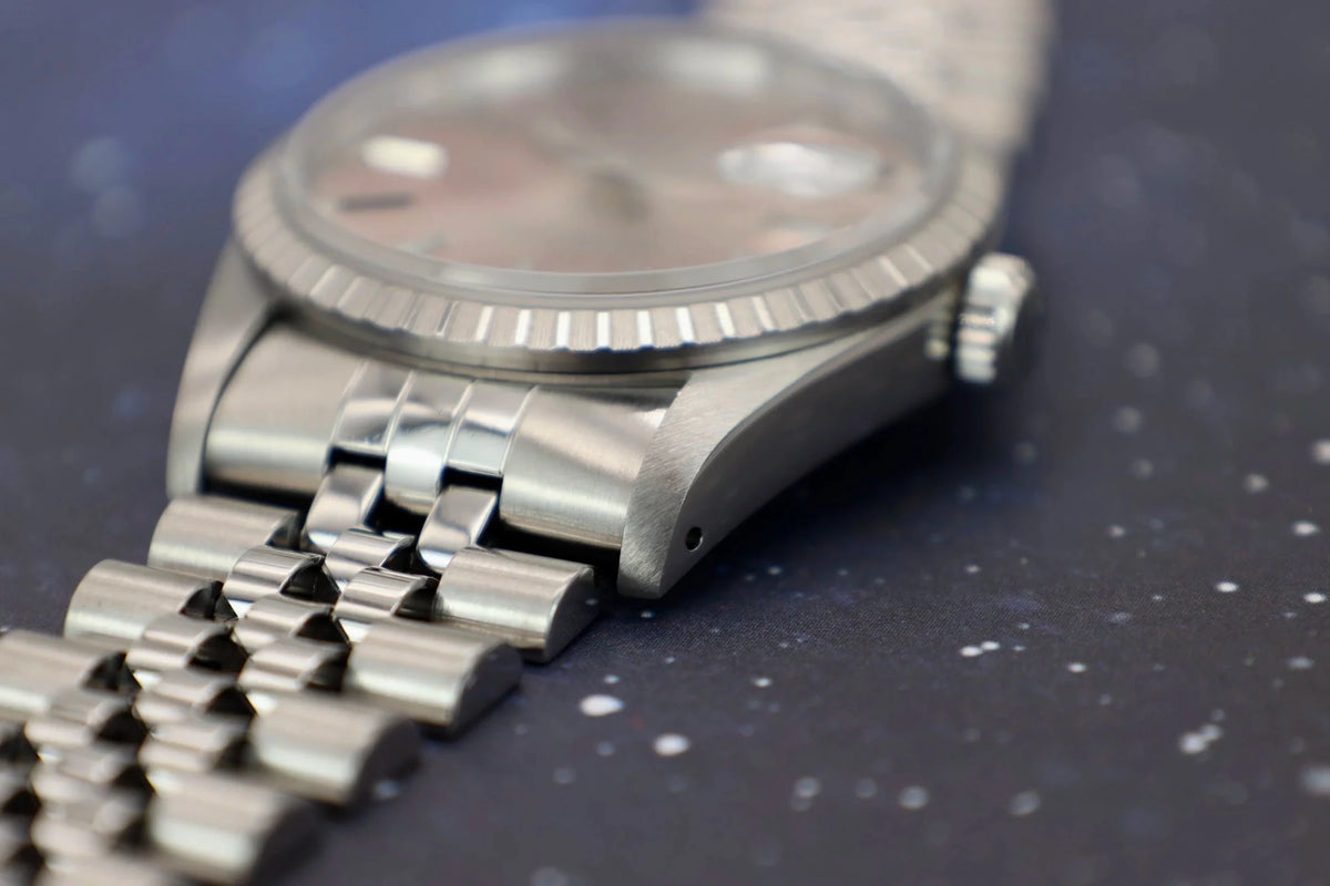 1991 Rolex Datejust Ref. 16220 | Tropical Rose Dial - Sierra Time Co
