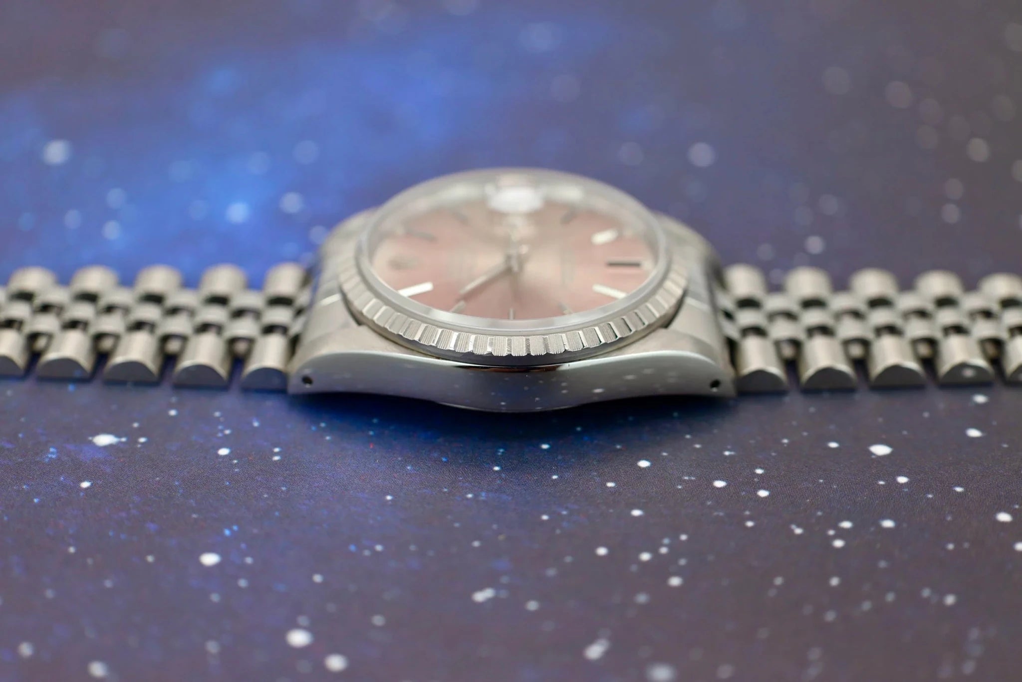1991 Rolex Datejust Ref. 16220 | Tropical Rose Dial - Sierra Time Co