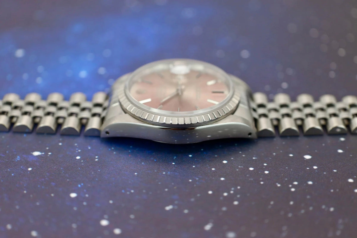 1991 Rolex Datejust Ref. 16220 | Tropical Rose Dial - Sierra Time Co