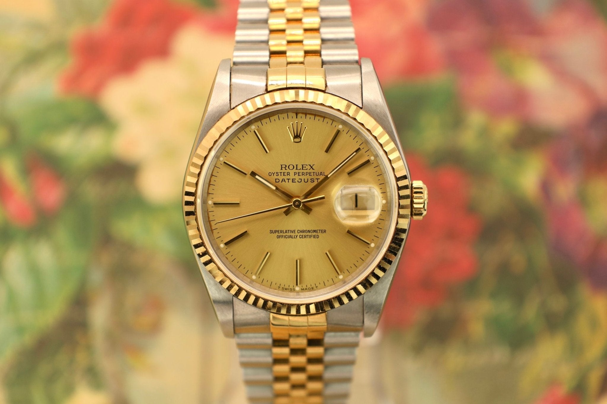 1991 Rolex Datejust Ref. 16233 | Champagne Dial - Sierra Time Co
