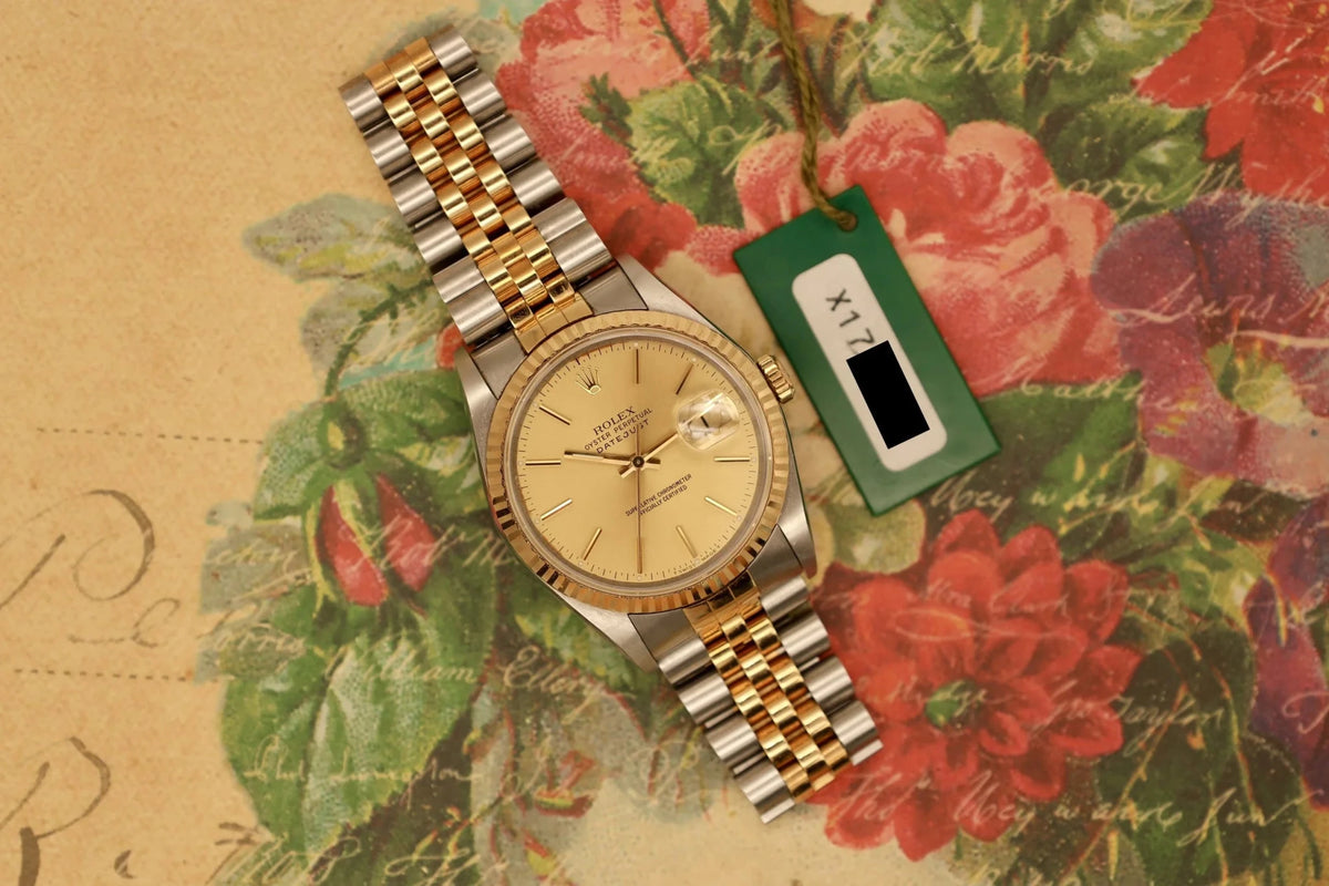 1991 Rolex Datejust Ref. 16233 | Champagne Dial - Sierra Time Co