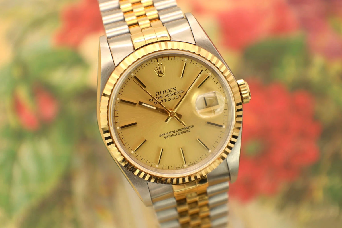 1991 Rolex Datejust Ref. 16233 | Champagne Dial - Sierra Time Co