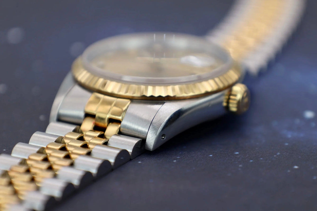 1991 Rolex Datejust Ref. 16233 | Champagne Diamond Dial | Box and Papers - Sierra Time Co