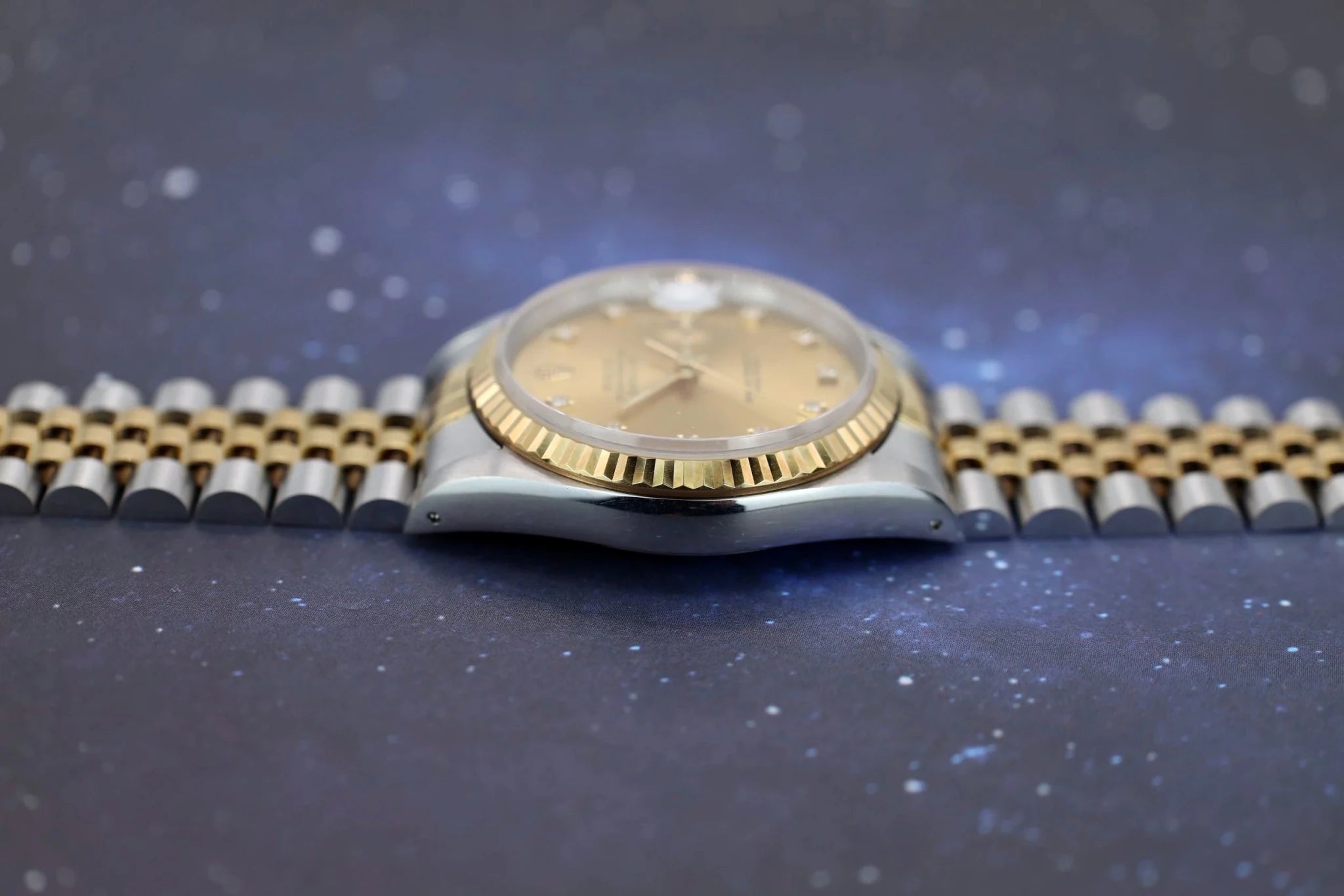 1991 Rolex Datejust Ref. 16233 | Champagne Diamond Dial | Box and Papers - Sierra Time Co