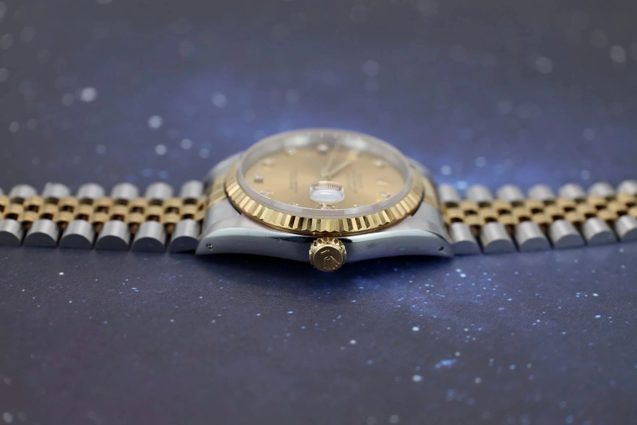 1991 Rolex Datejust Ref. 16233 | Champagne Diamond Dial | Box and Papers - Sierra Time Co
