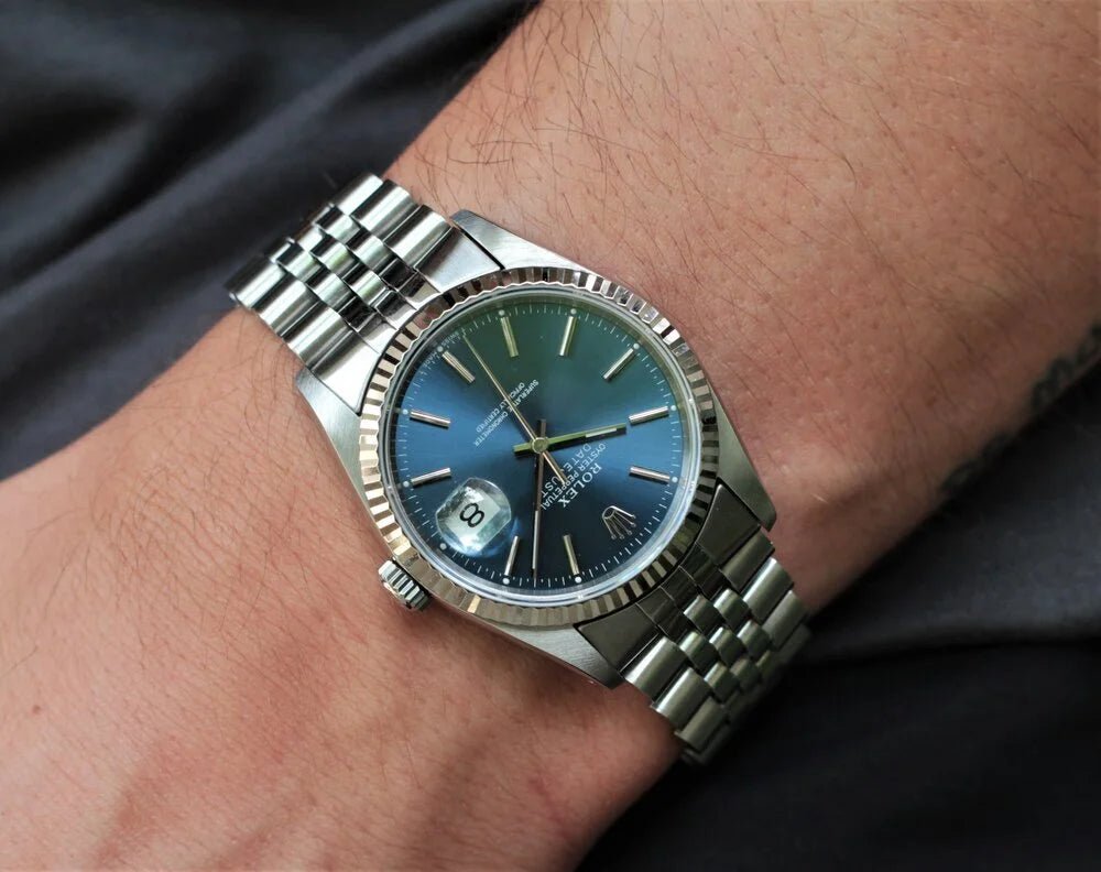 1991 Rolex Datejust Ref. 16234 Blue Dial Serviced - Sierra Time Co