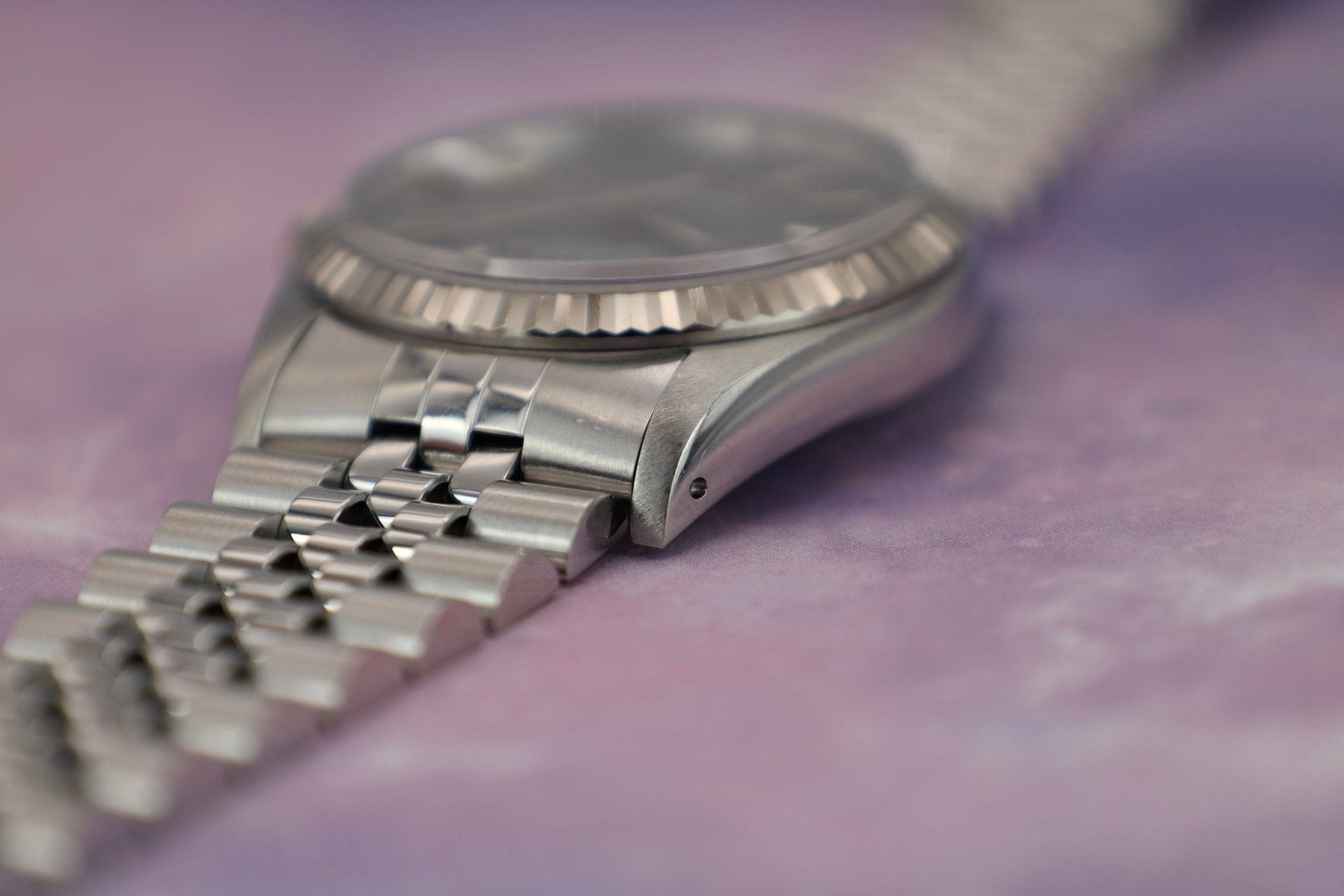 1991 Rolex Datejust Ref. 16234 | Grey Tapestry Dial - Sierra Time Co