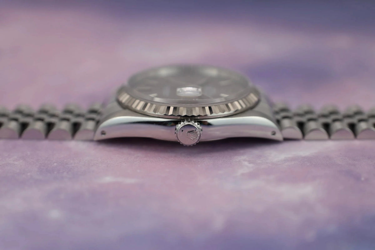 1991 Rolex Datejust Ref. 16234 | Grey Tapestry Dial - Sierra Time Co