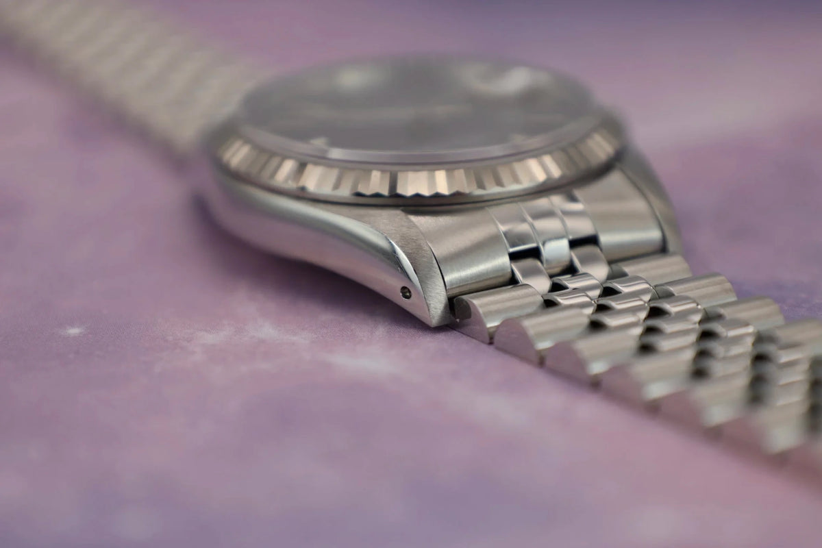 1991 Rolex Datejust Ref. 16234 | Grey Tapestry Dial - Sierra Time Co