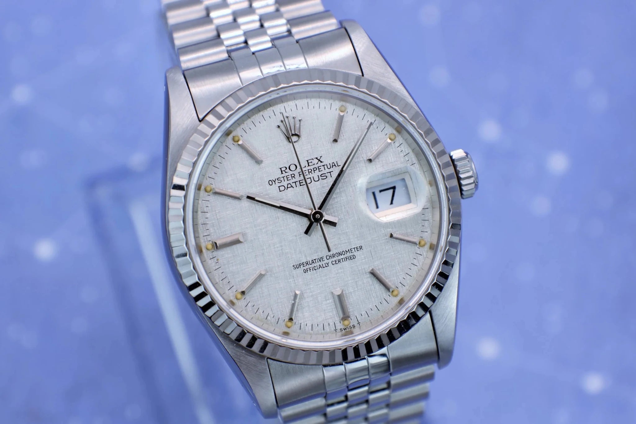 1991 Rolex Datejust Ref. 16234 | Linen Dial - Sierra Time Co