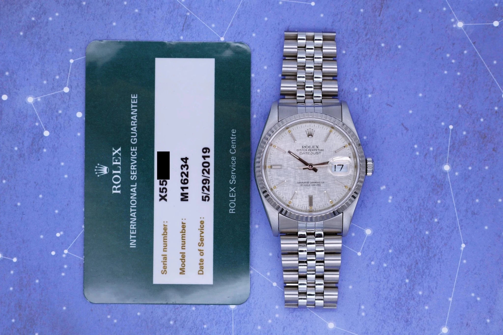 1991 Rolex Datejust Ref. 16234 | Linen Dial - Sierra Time Co