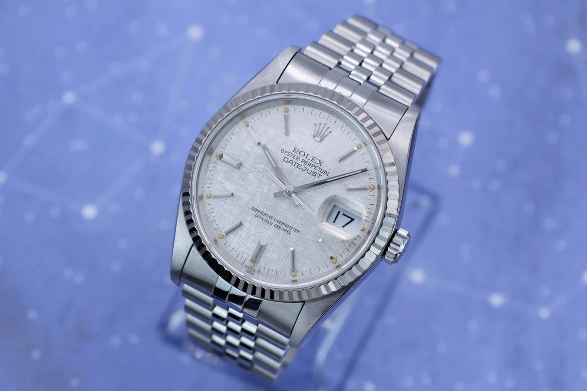1991 Rolex Datejust Ref. 16234 | Linen Dial - Sierra Time Co