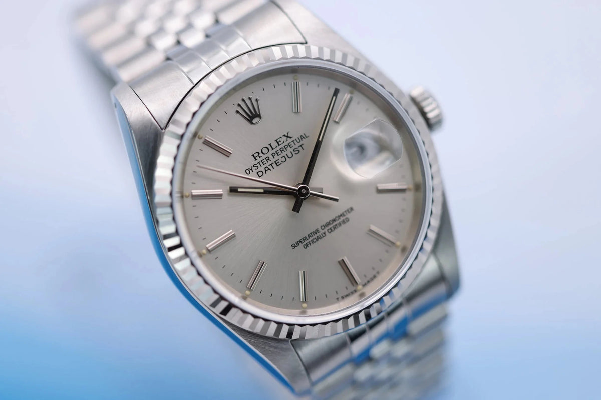 1991 Rolex Datejust Ref. 16234 | Silver Dial - Sierra Time Co