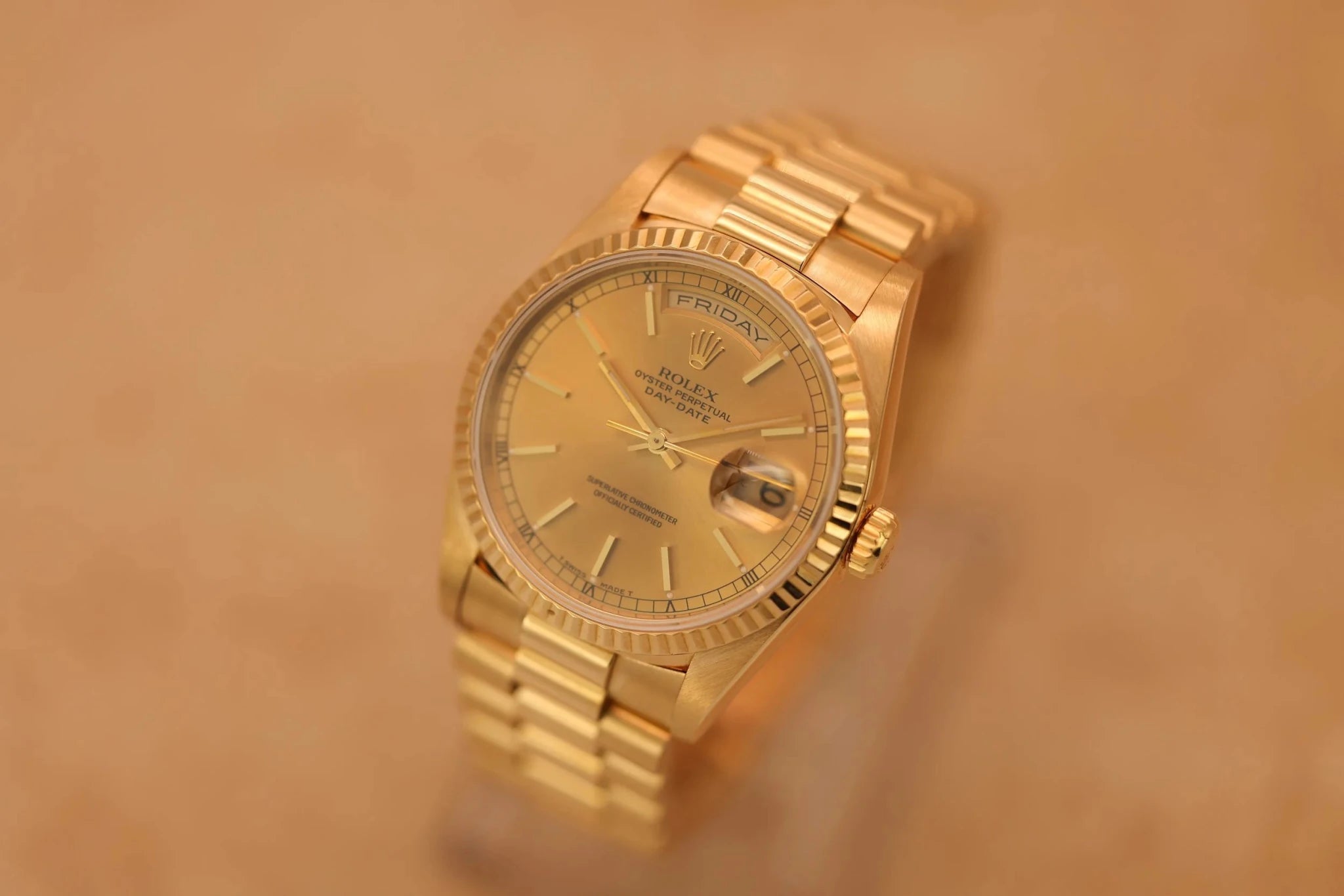 1991 Rolex Day-Date Ref. 18238 | Champagne Dial - Sierra Time Co