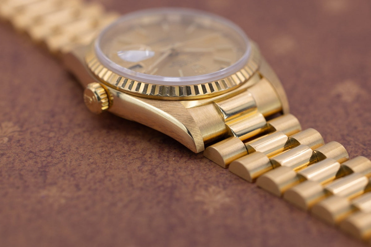 1991 Rolex Day-Date Ref. 18238 | Champagne Dial | Mint Condition - Sierra Time Co