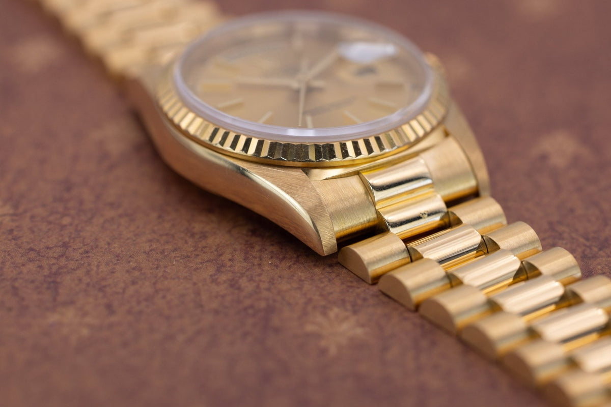 1991 Rolex Day-Date Ref. 18238 | Champagne Dial | Mint Condition - Sierra Time Co