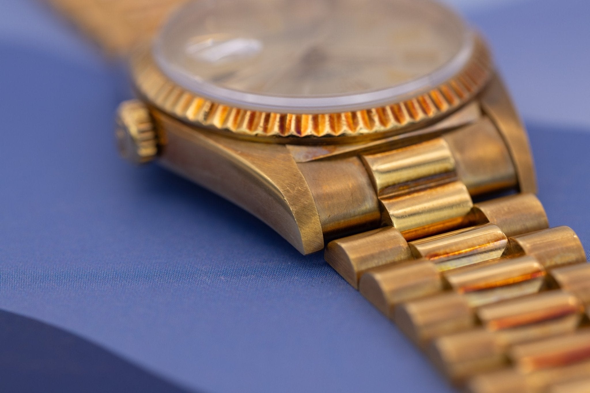1991 Rolex Day-Date Ref. 18238 | Champagne Dial | Rose Patina - Sierra Time Co