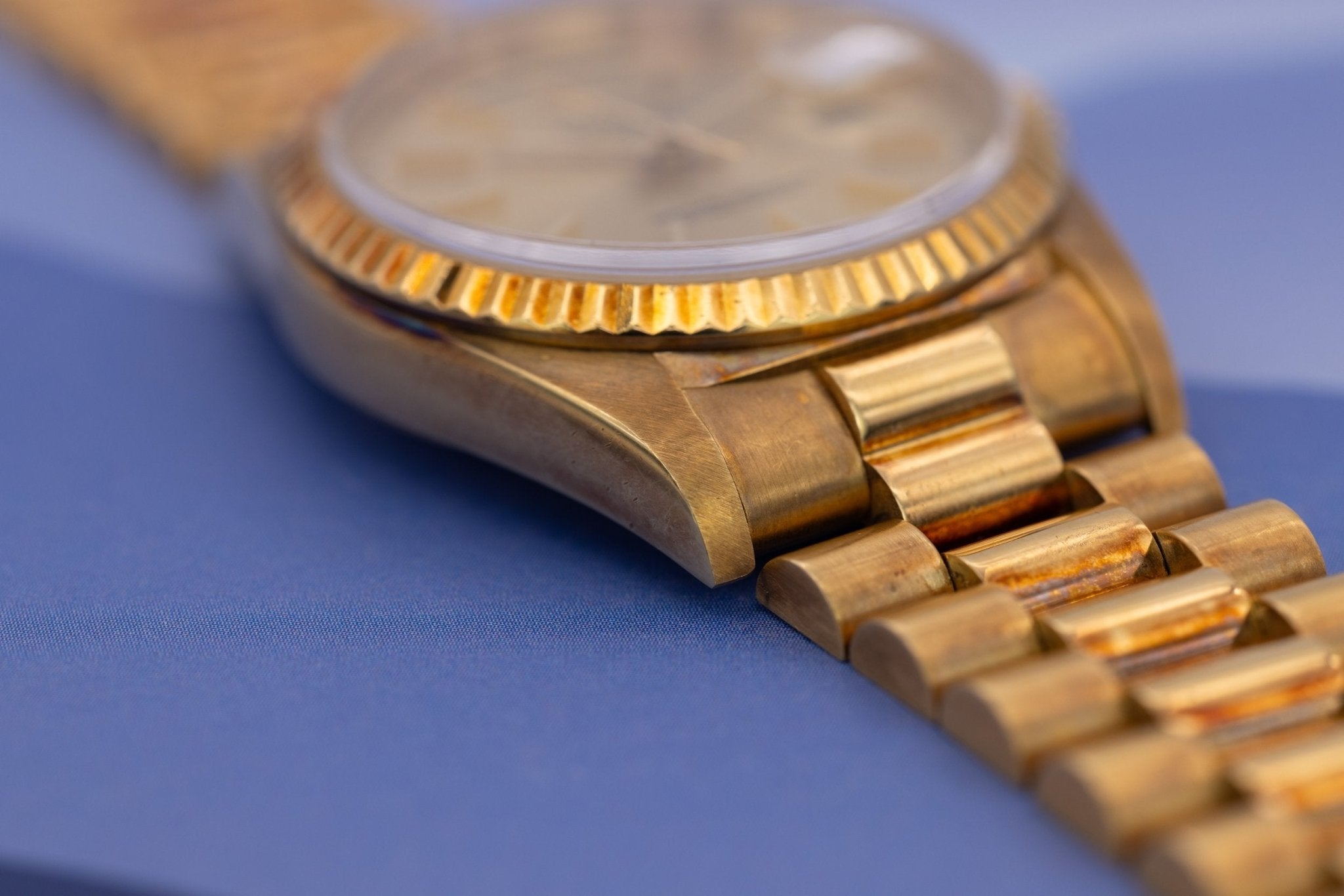 1991 Rolex Day-Date Ref. 18238 | Champagne Dial | Rose Patina - Sierra Time Co
