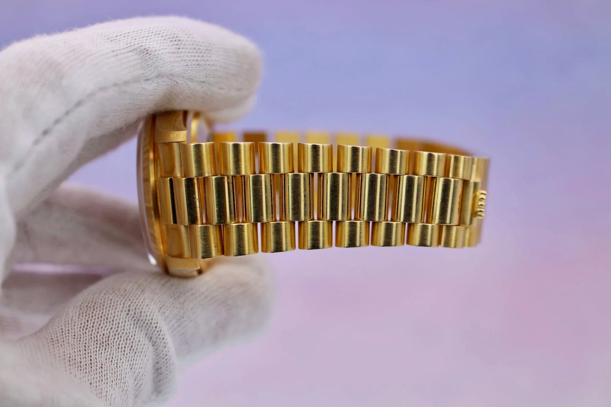 1991 Rolex Day-Date Ref. 18238A | MOP Pave Diamond Dial | Box and Papers - Sierra Time Co