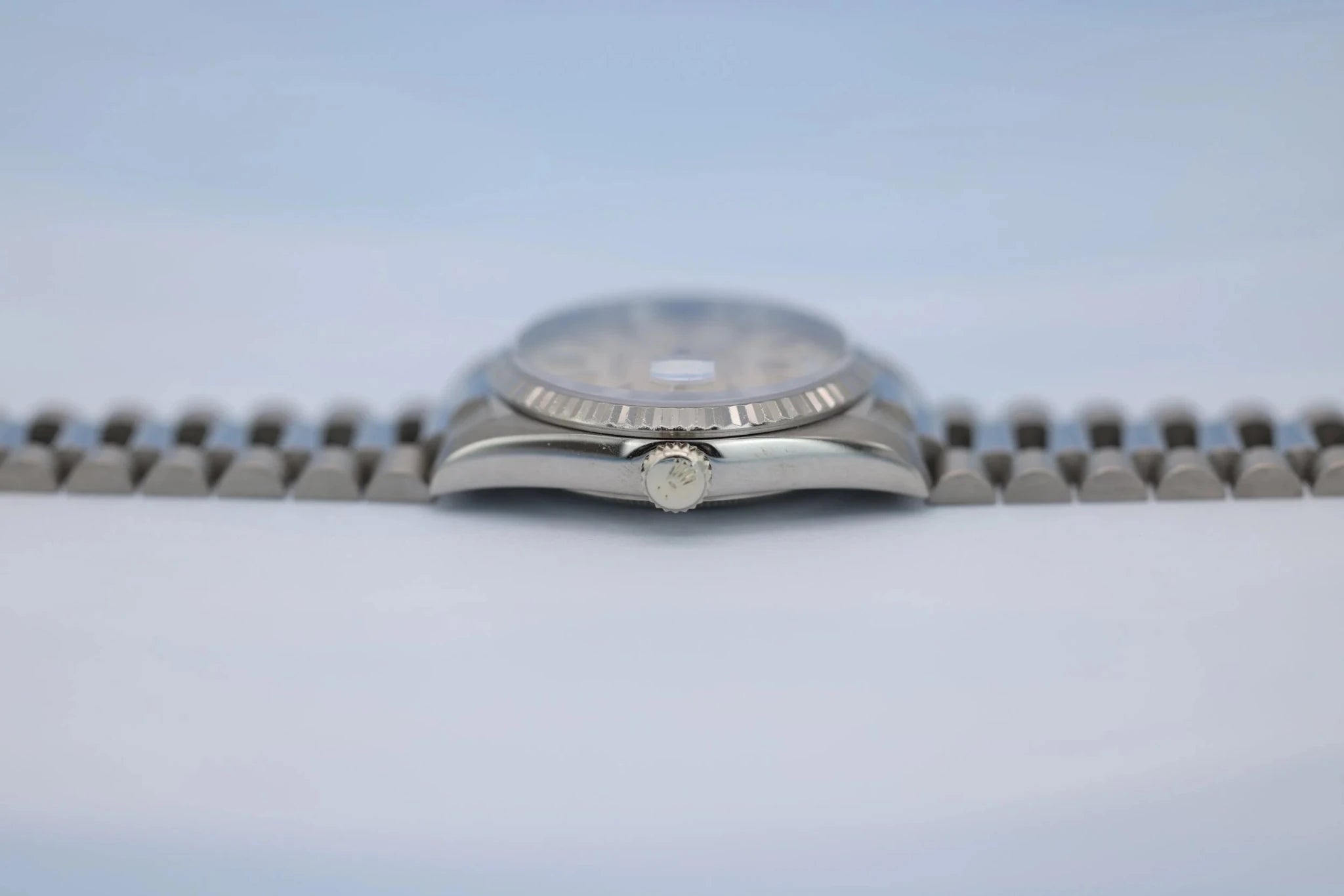 1991 Rolex Day-Date Ref. 18239 | 18K White Gold | Silver Dial - Sierra Time Co