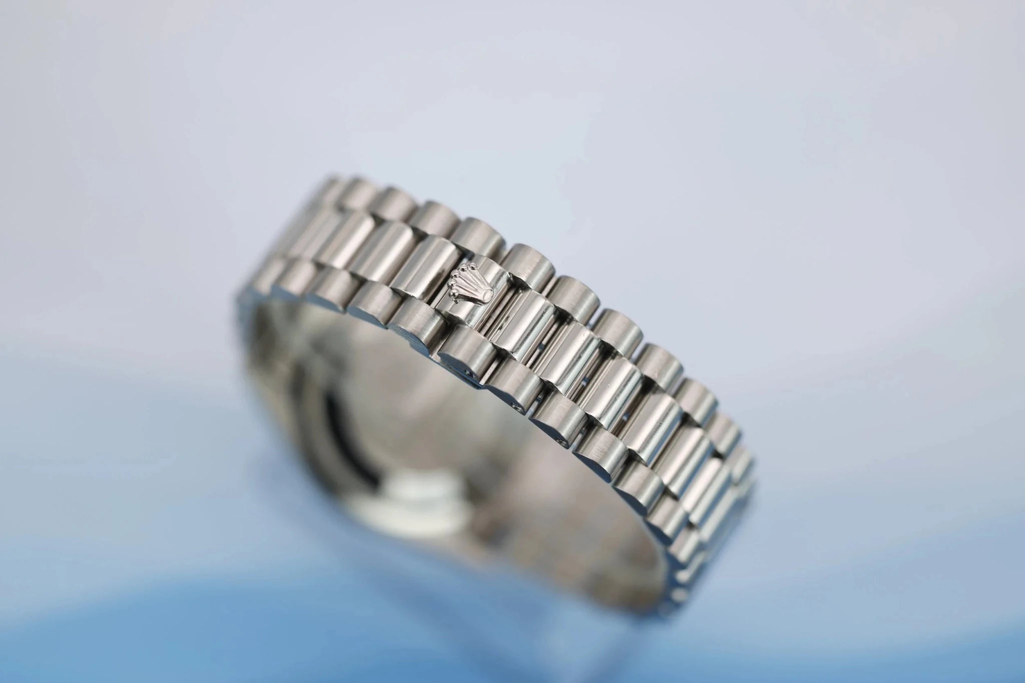 1991 Rolex Day-Date Ref. 18239 | 18K White Gold | Silver Dial - Sierra Time Co