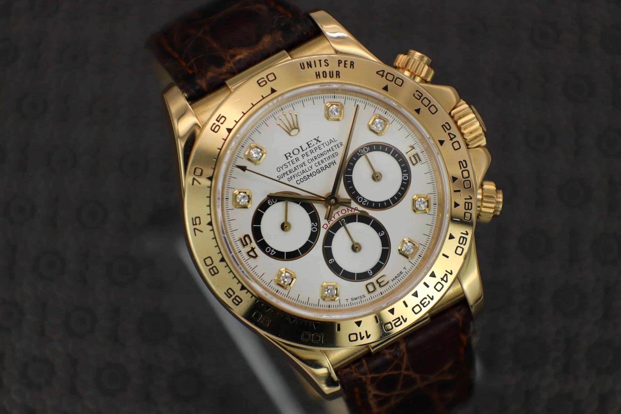 1991 Rolex Daytona Ref. 16518 | 18K YG | White Diamond Dial - Sierra Time Co