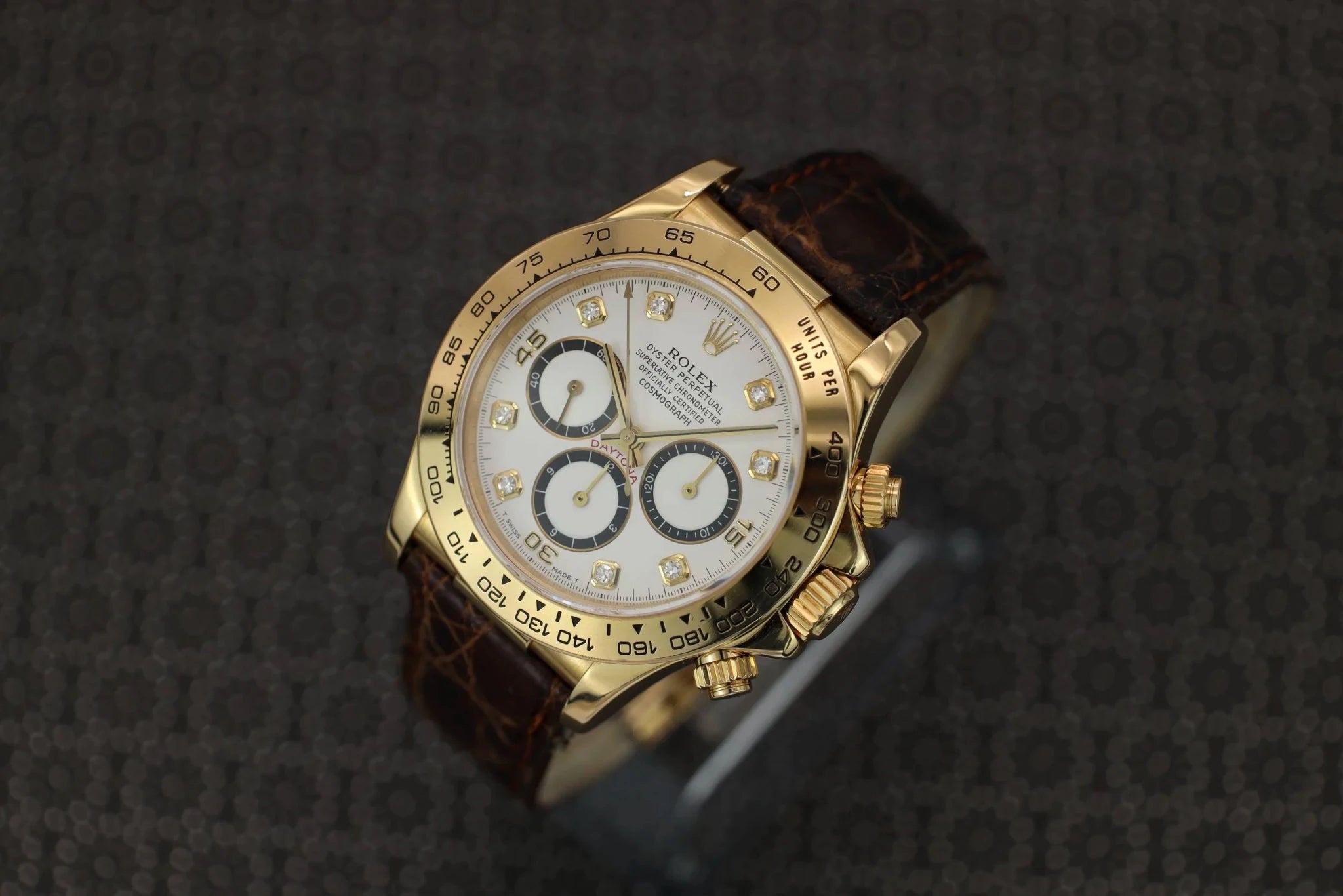 1991 Rolex Daytona Ref. 16518 | 18K YG | White Diamond Dial - Sierra Time Co