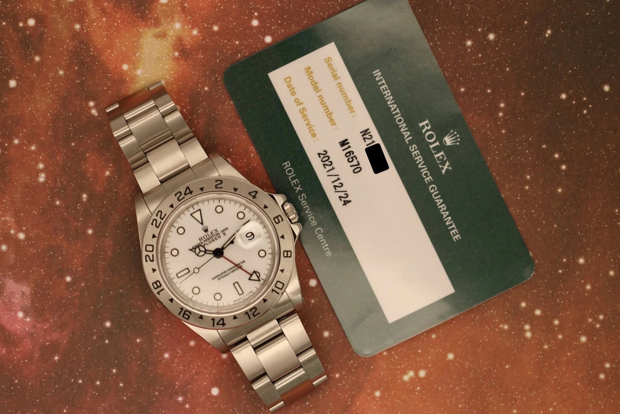 1991 Rolex Explorer II Ref. 16570 Polar | 2021 RSC Card - Sierra Time Co