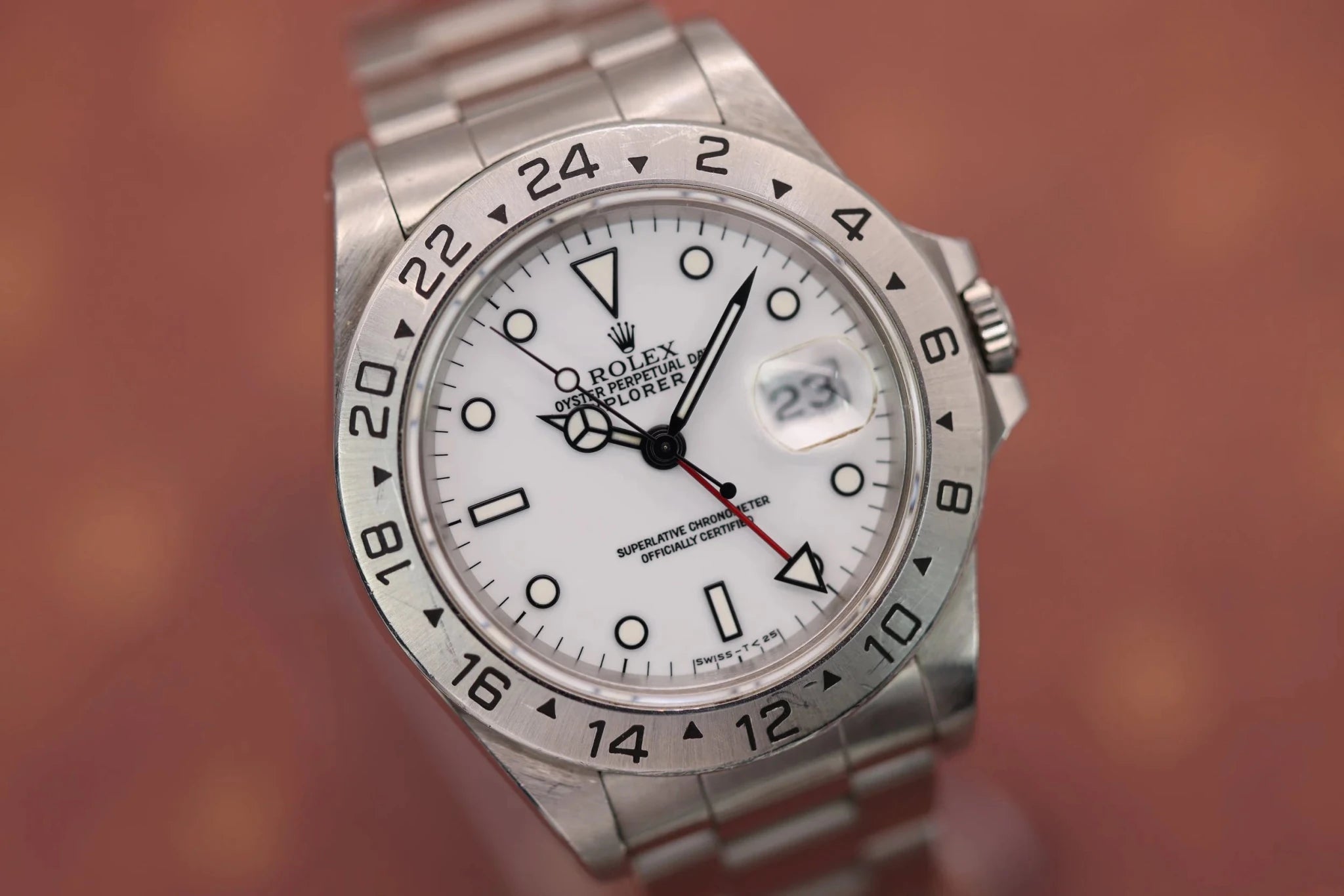 1991 Rolex Explorer II Ref. 16570 Polar | Tritium Dial - Sierra Time Co