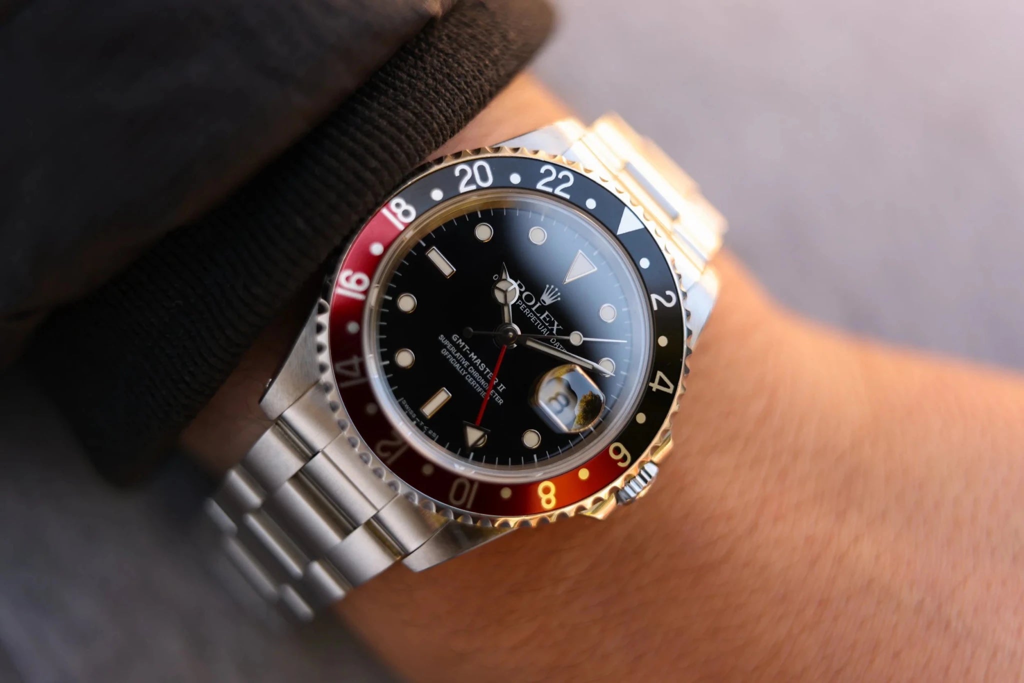 1991 Rolex GMT Master II Ref. 16710 Coke | Creamy Patina | Box and Papers - Sierra Time Co