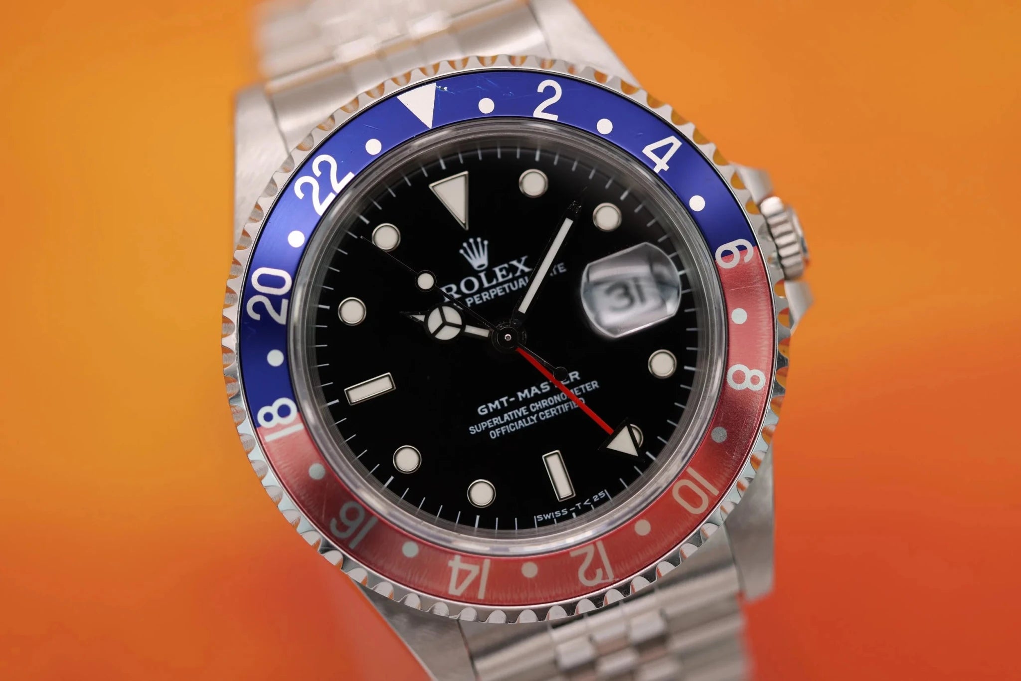 1991 Rolex GMT Master Ref. 16700 Pepsi | Jubilee - Sierra Time Co