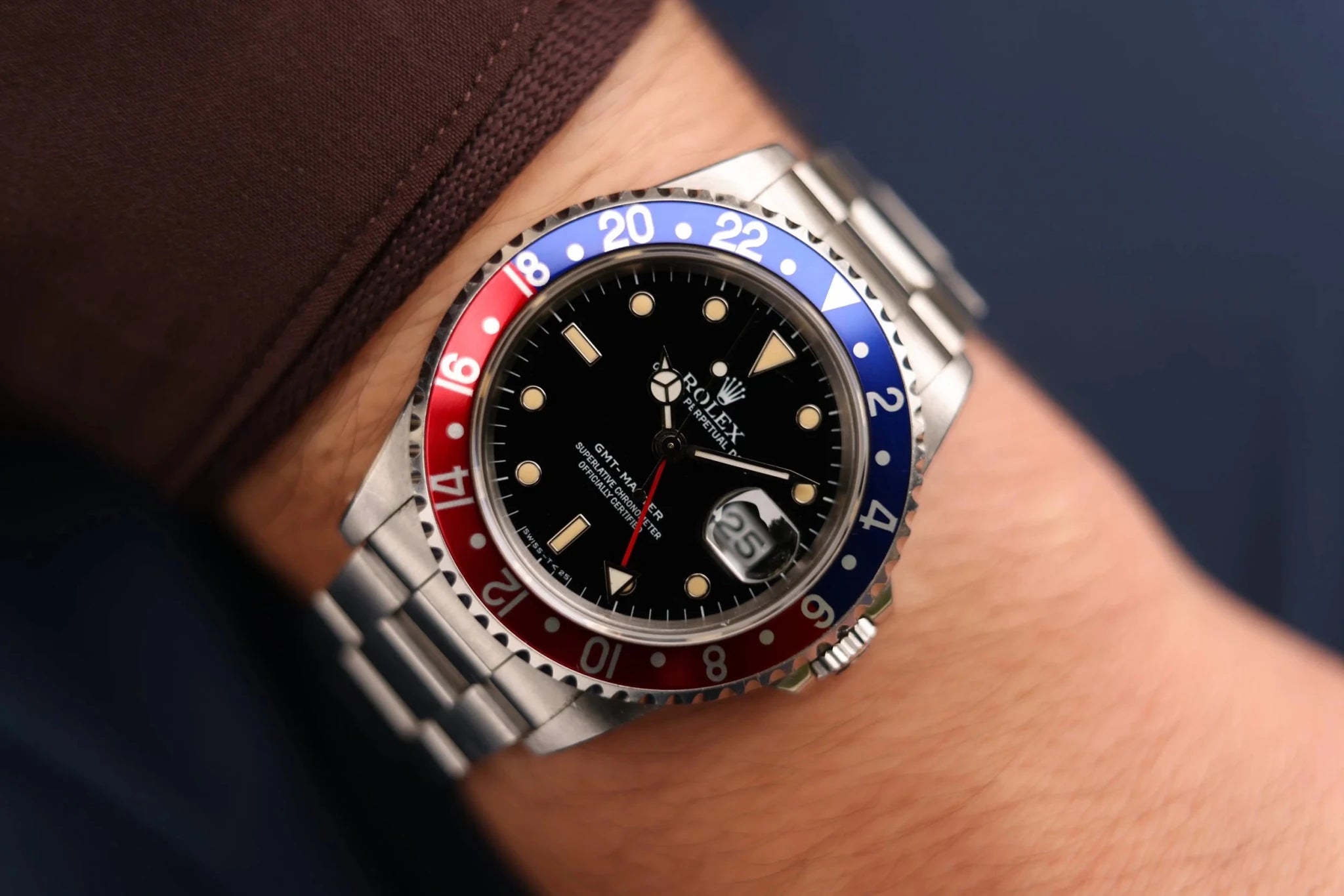 1991 Rolex GMT Master Ref. 16700 Pepsi | Vibrant Patina - Sierra Time Co