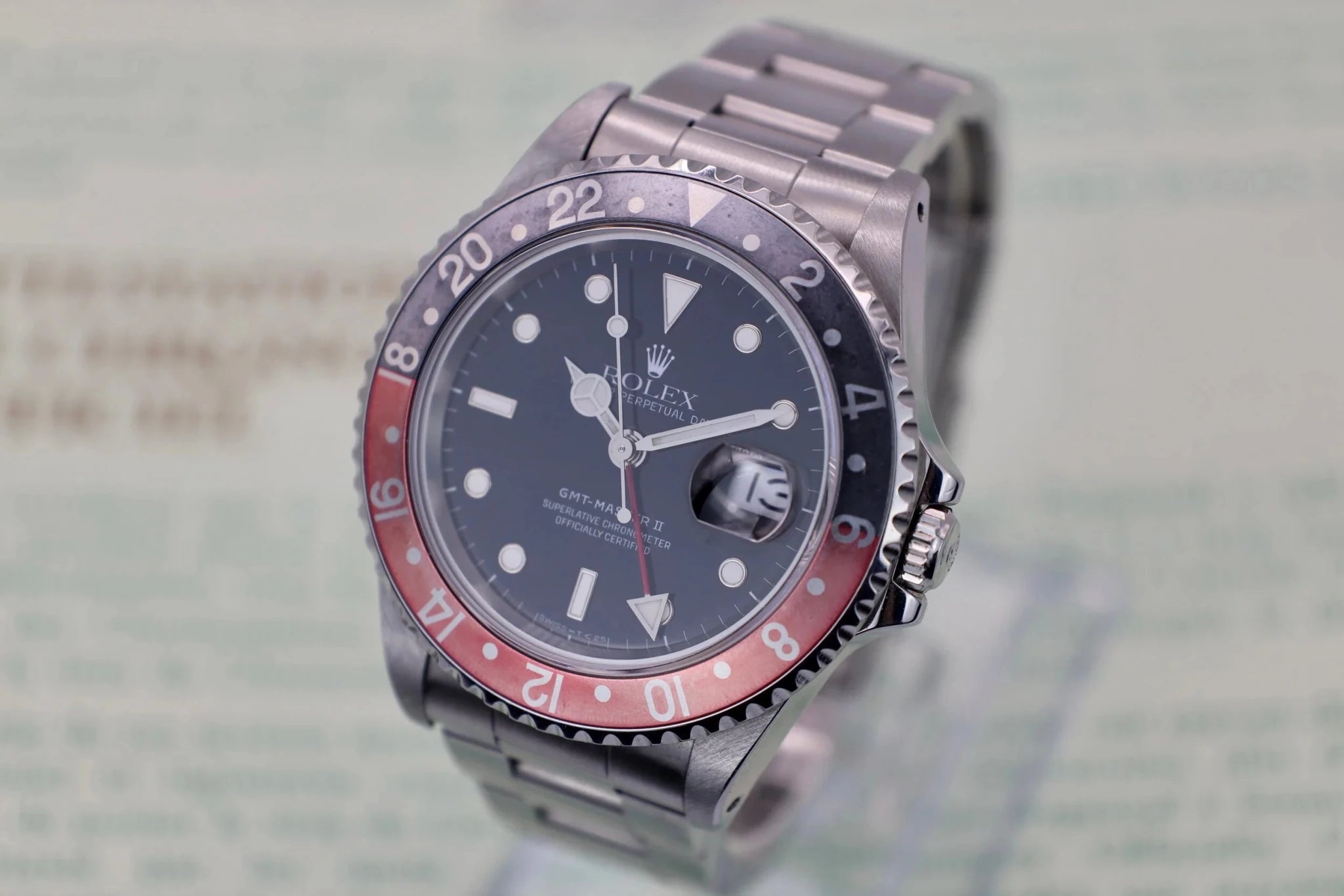 1991 Rolex GMT Master Ref. 16710 Faded Coke | Papers - Sierra Time Co