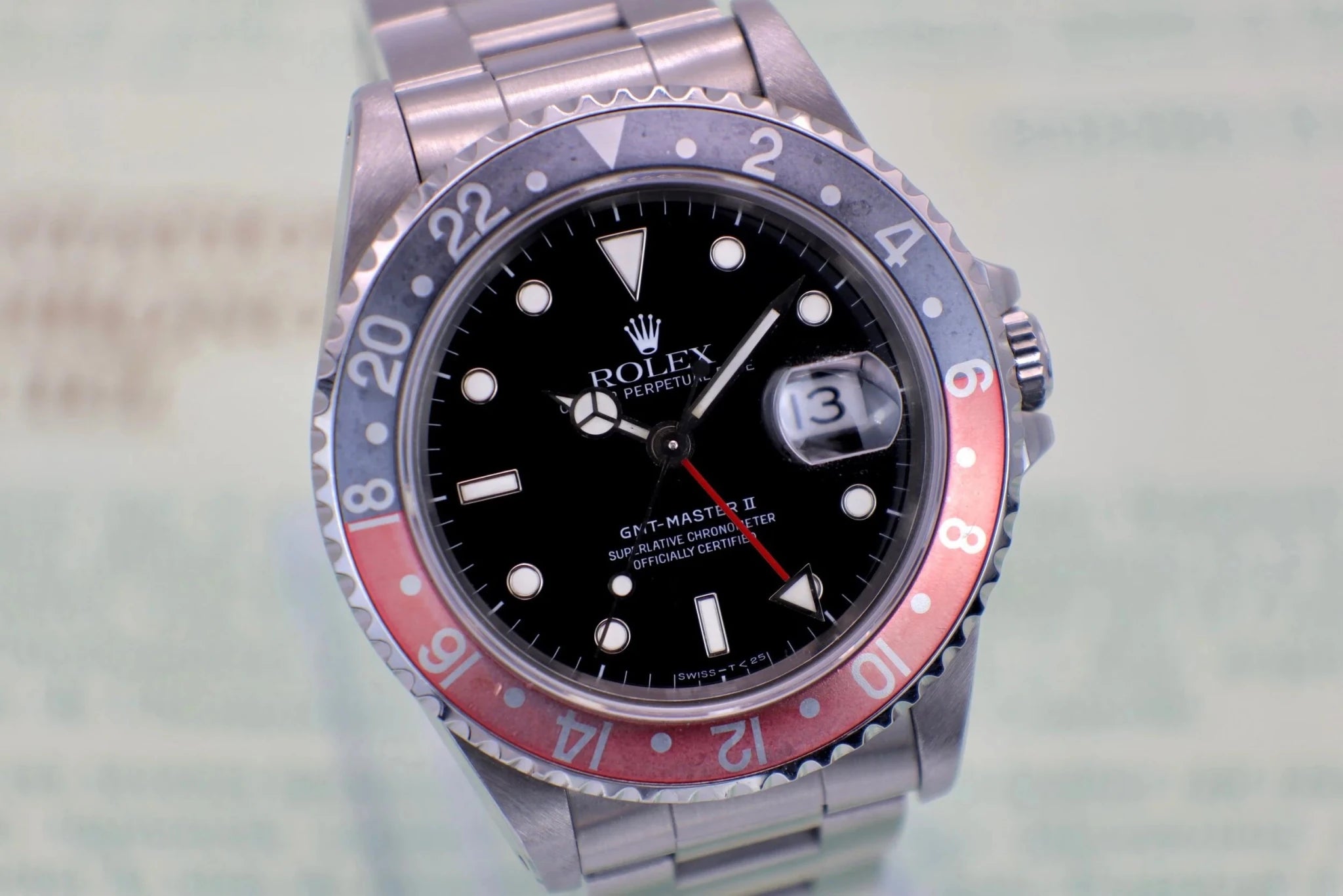 1991 Rolex GMT Master Ref. 16710 Faded Coke | Papers - Sierra Time Co