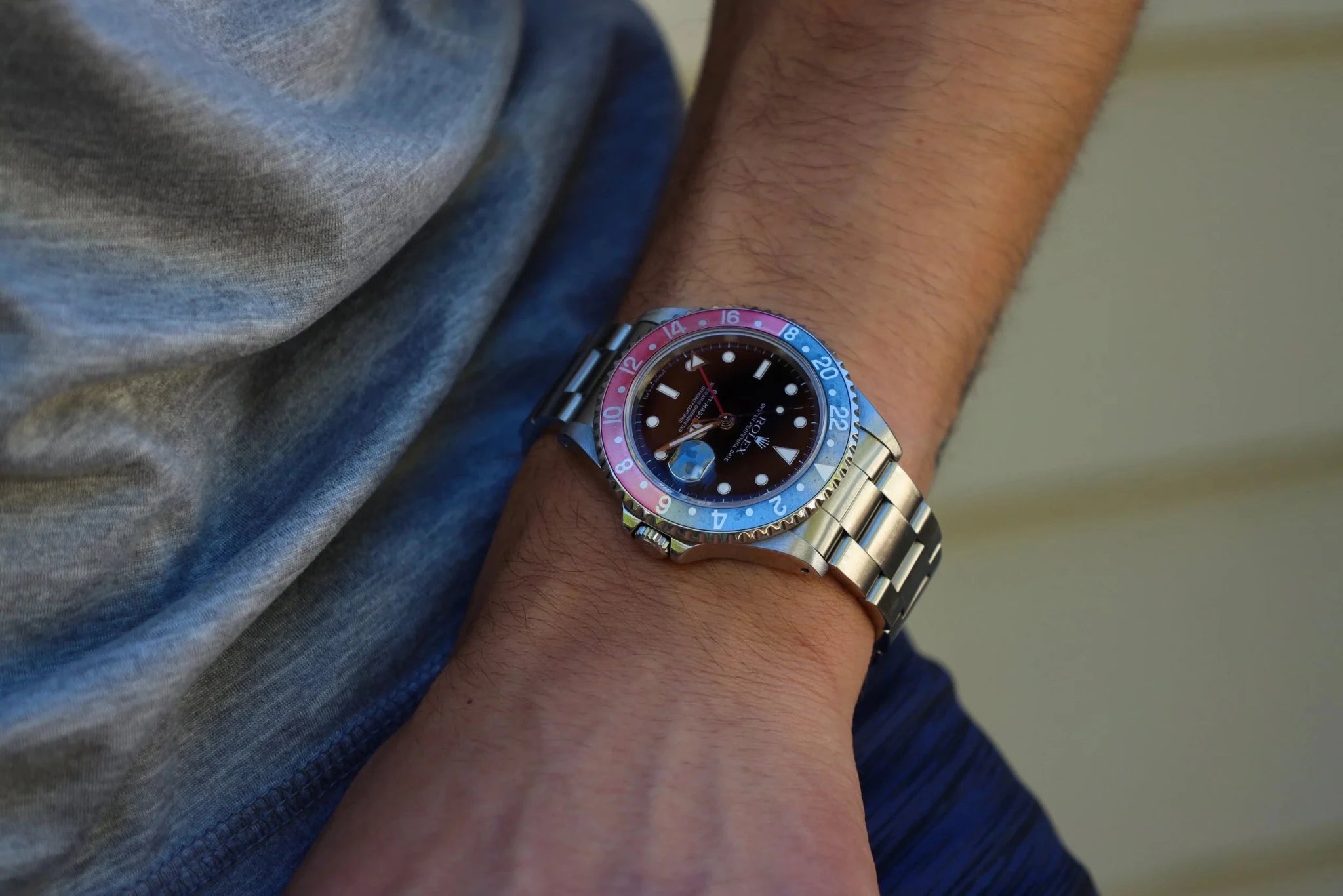 1991 Rolex GMT Master Ref. 16710 Faded Coke | Papers - Sierra Time Co