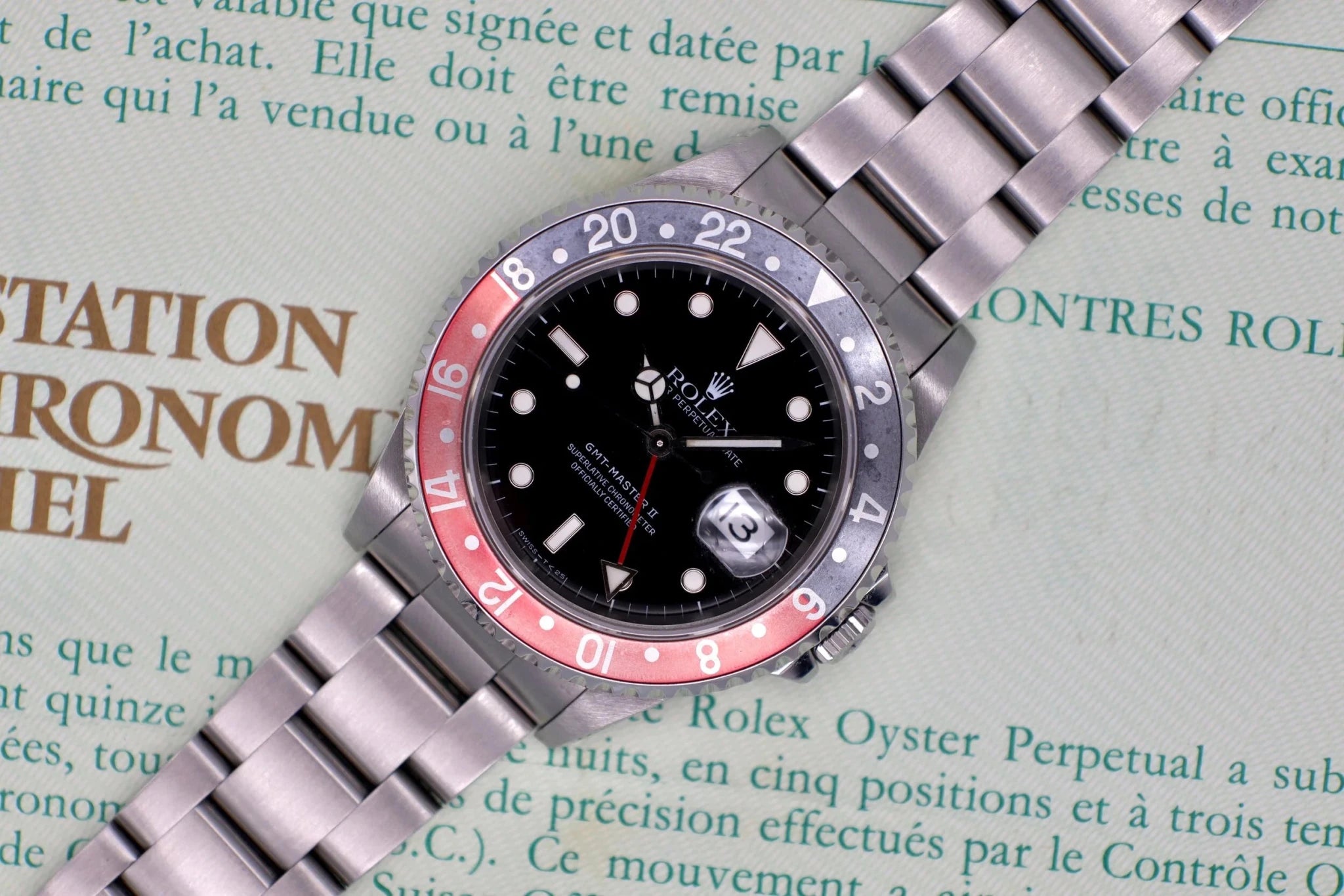 1991 Rolex GMT Master Ref. 16710 Faded Coke | Papers - Sierra Time Co