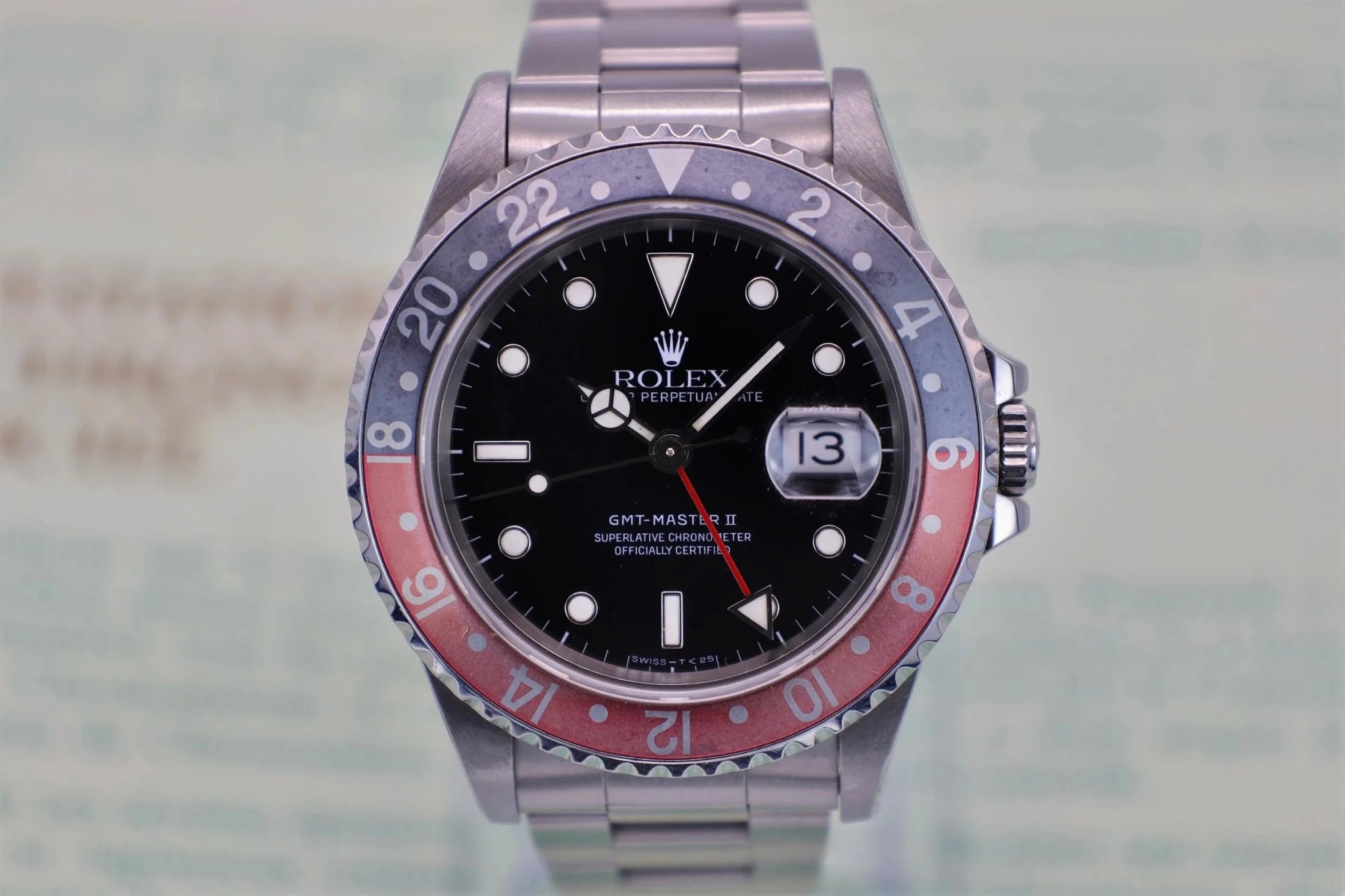 1991 Rolex GMT Master Ref. 16710 Faded Coke | Papers - Sierra Time Co