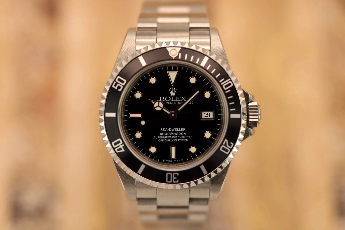 1991 Rolex Sea-Dweller Ref. 16600 | Creamy Tritium | Box and Papers - Sierra Time Co