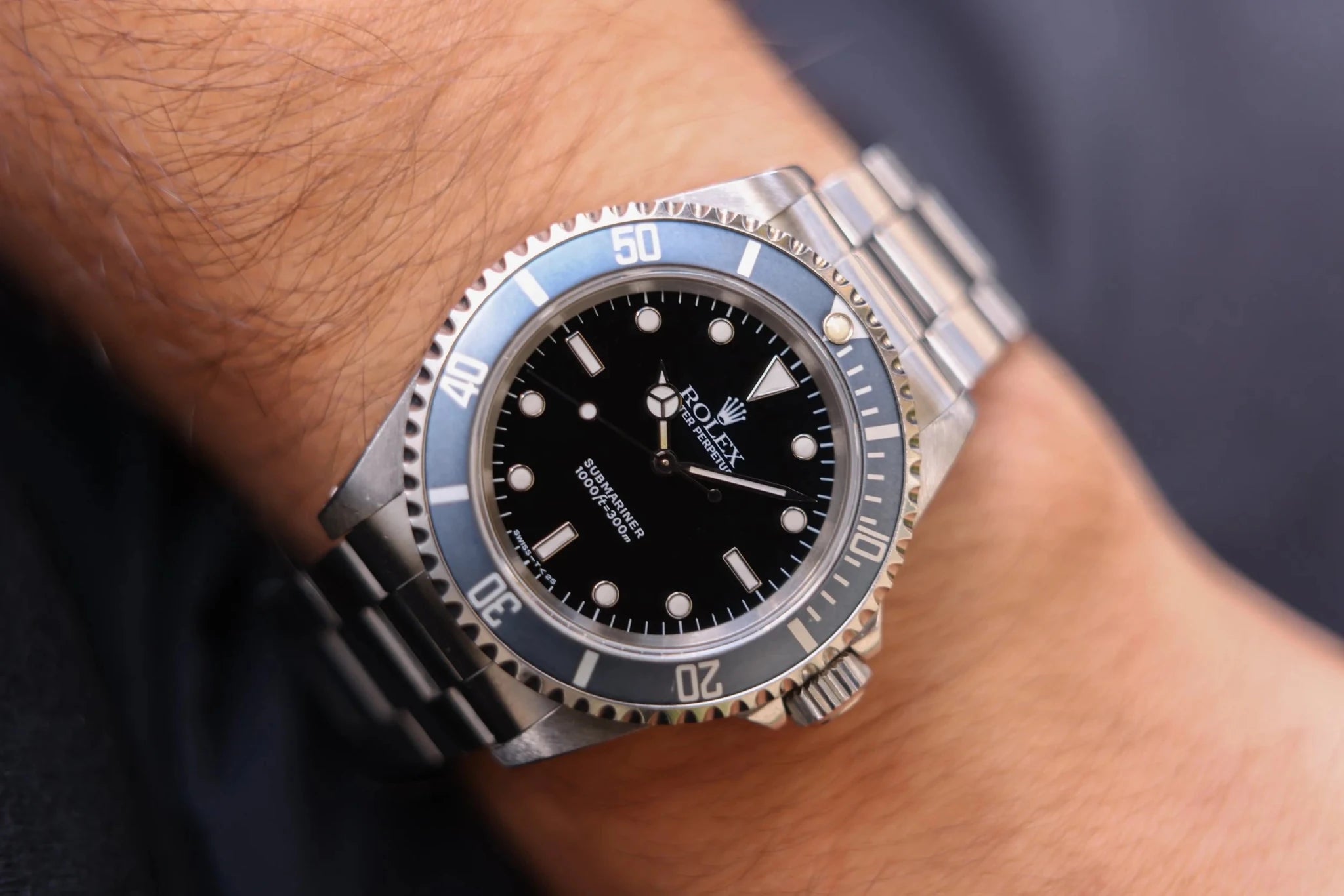 1991 Rolex Submariner Ref. 14060 | Blue Insert - Sierra Time Co