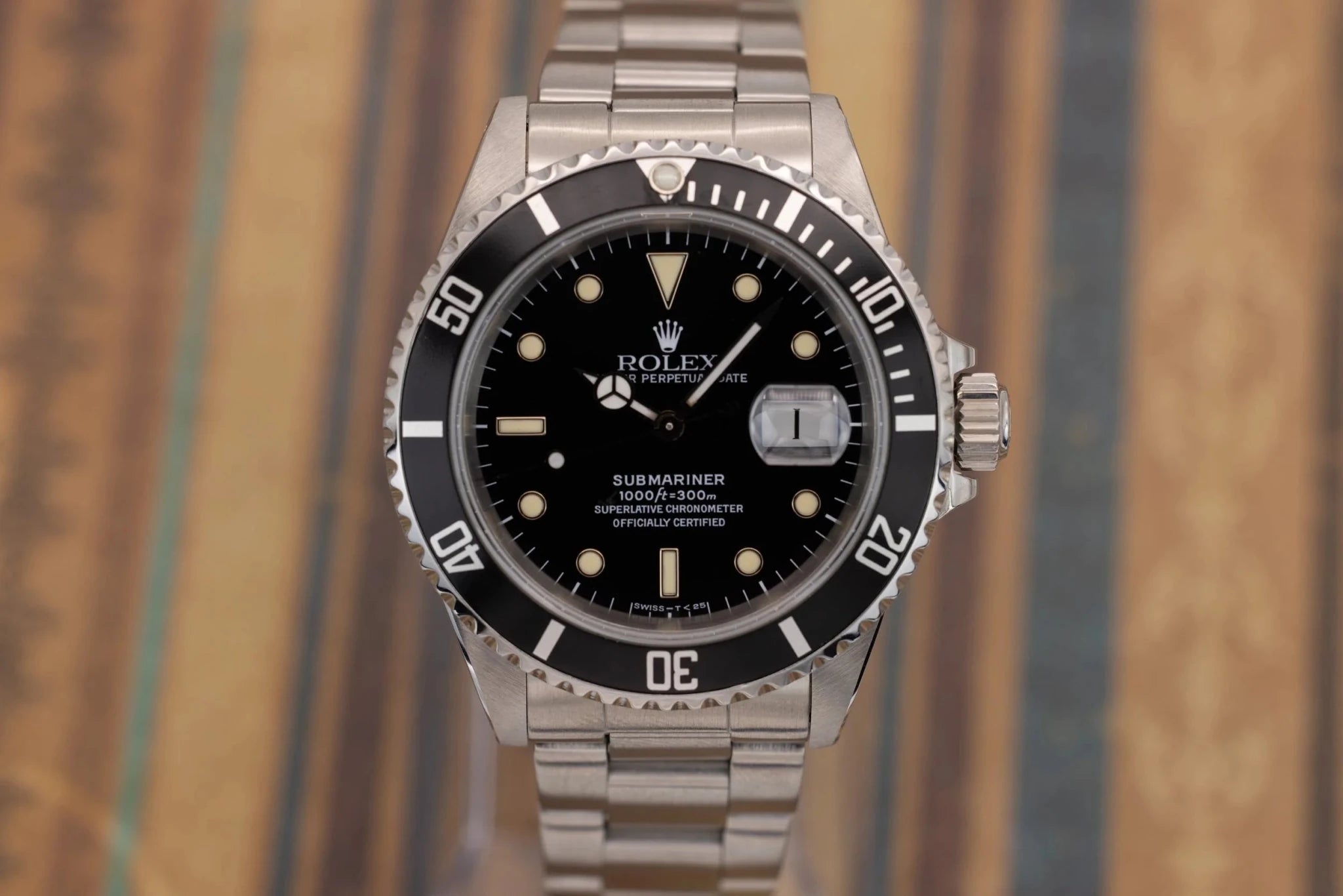 1991 Rolex Submariner Ref. 16610 | Tritium Dial | Box and Papers - Sierra Time Co