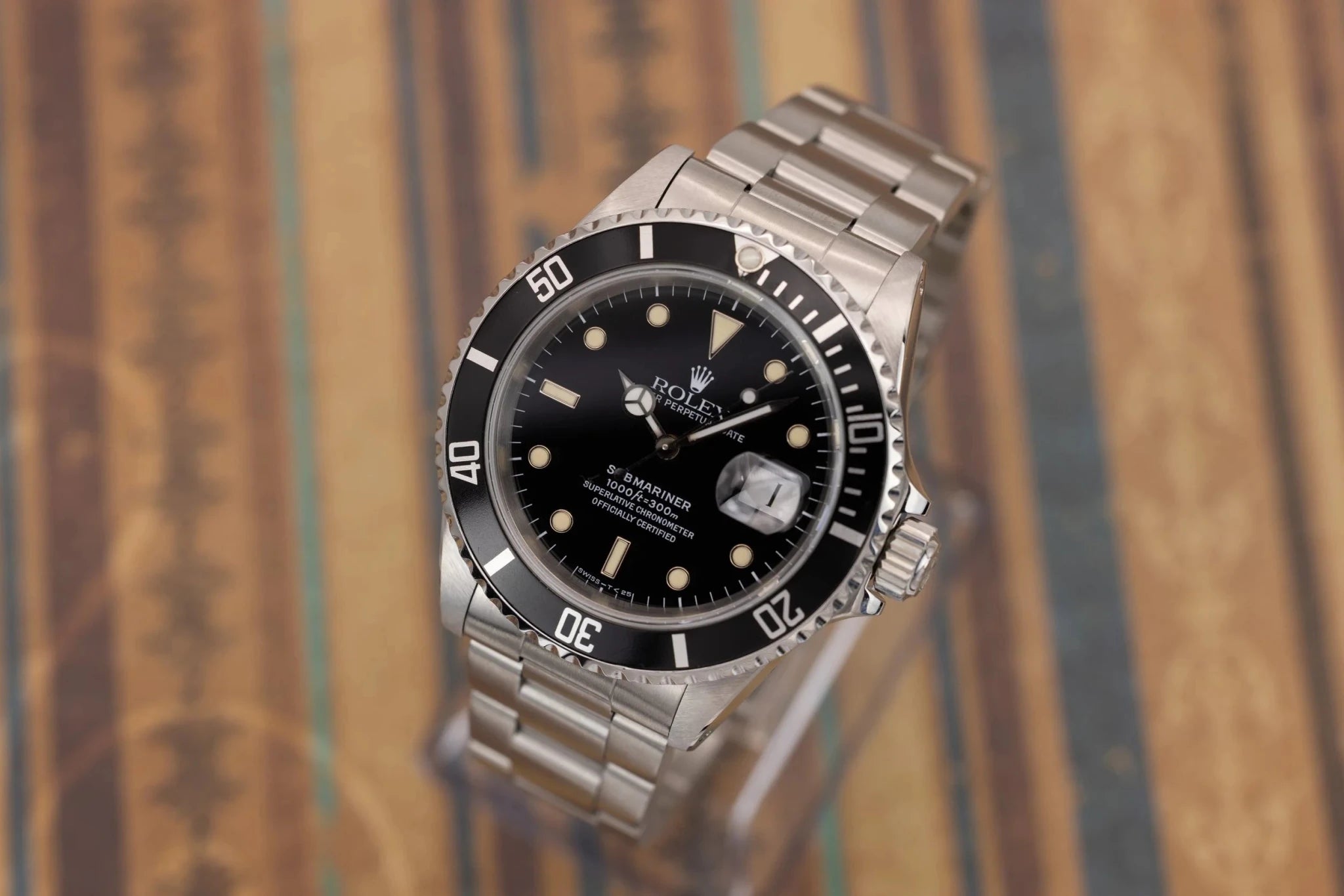 1991 Rolex Submariner Ref. 16610 | Tritium Dial | Box and Papers - Sierra Time Co